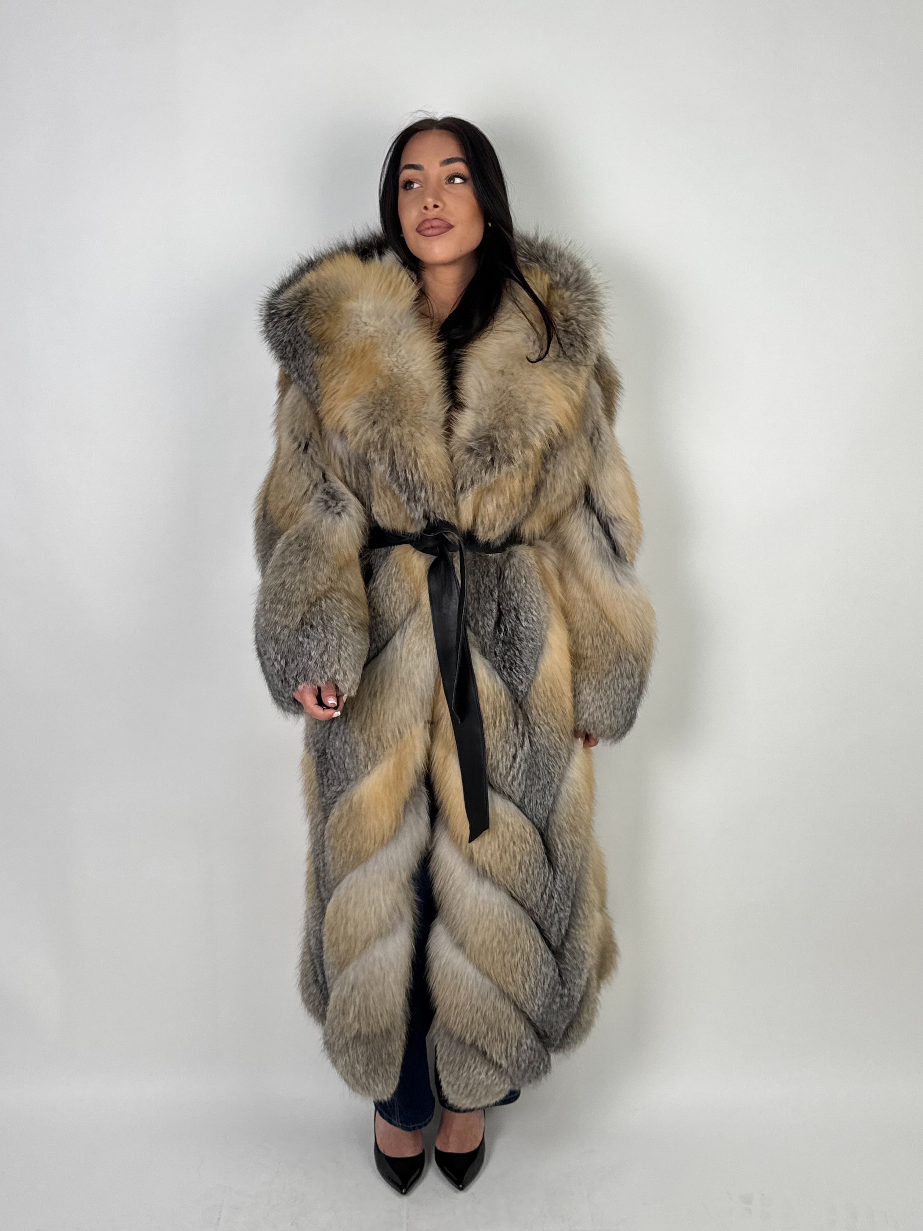 Cappotto Maya in volpe golden