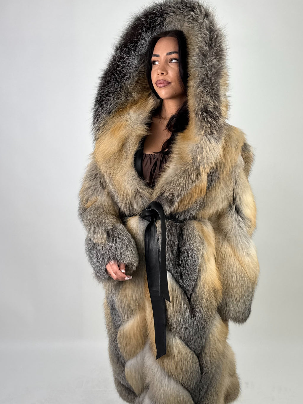 Cappotto Maya in volpe golden