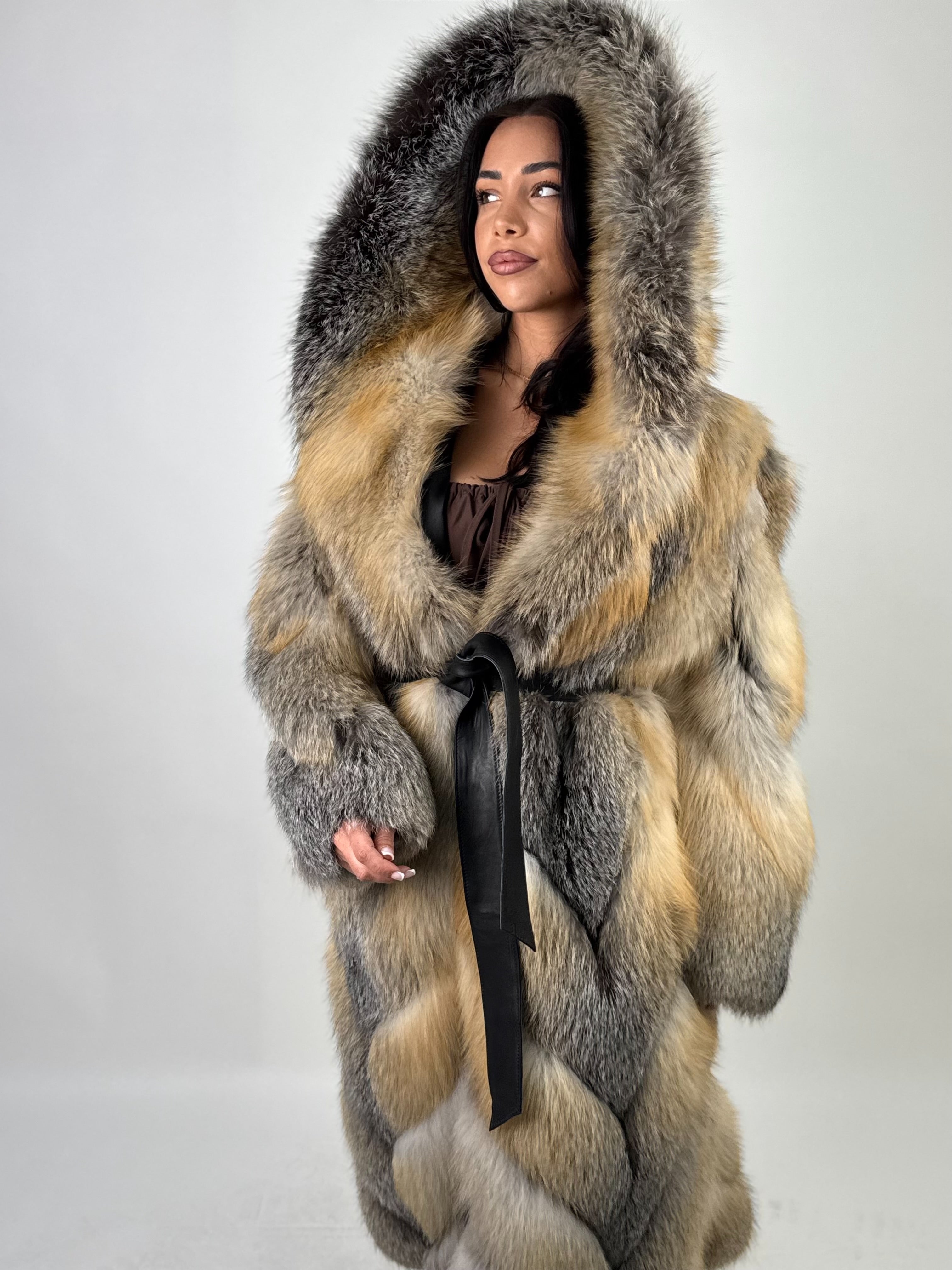 Cappotto Maya in volpe golden