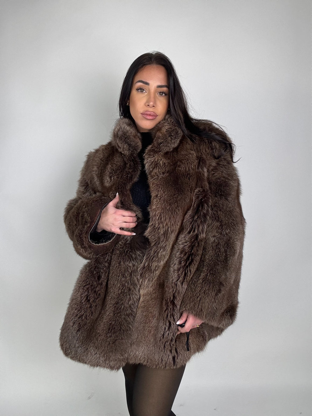 Mink Bomber Jacket