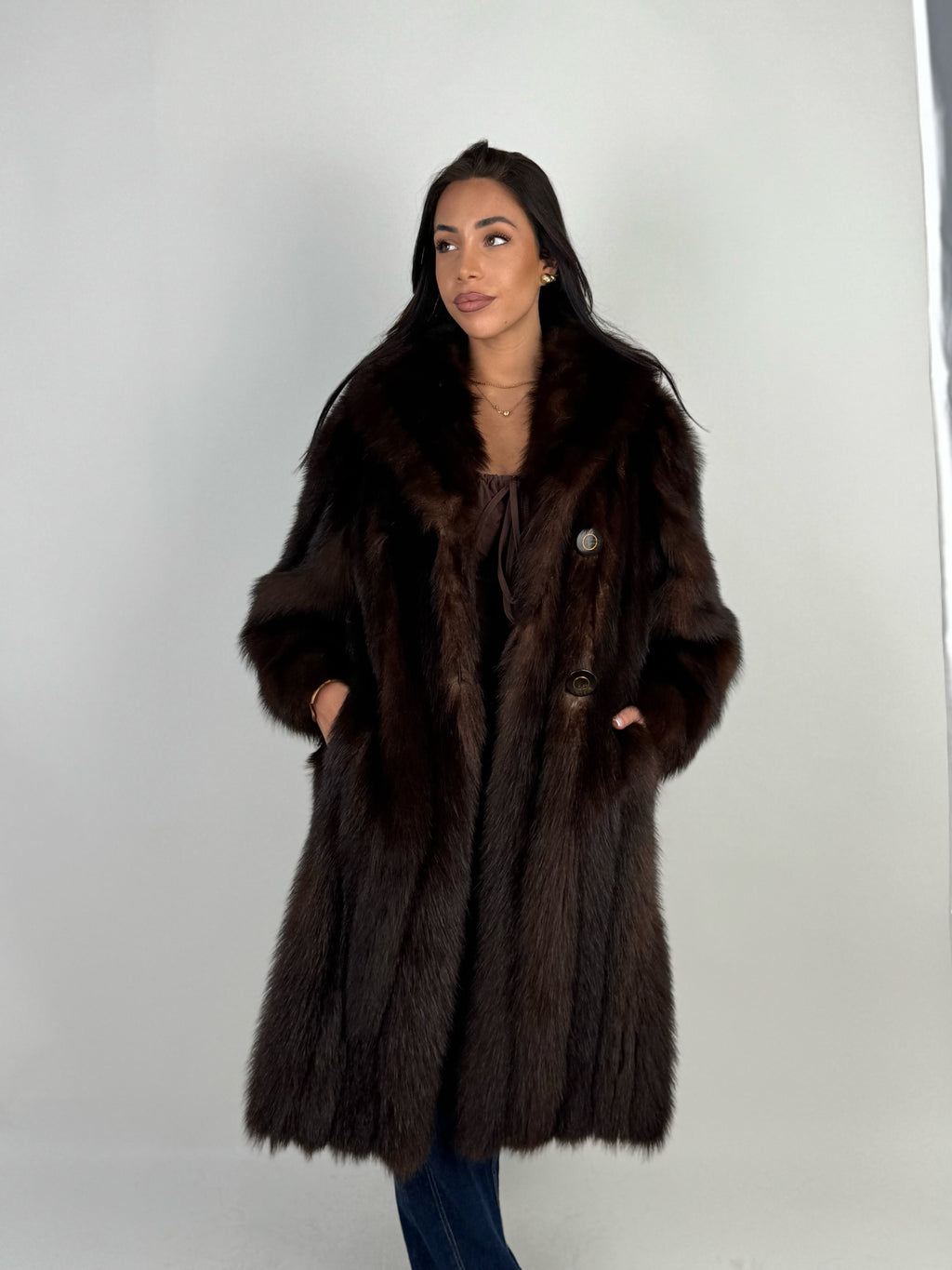 Cappotto in zibellino N652
