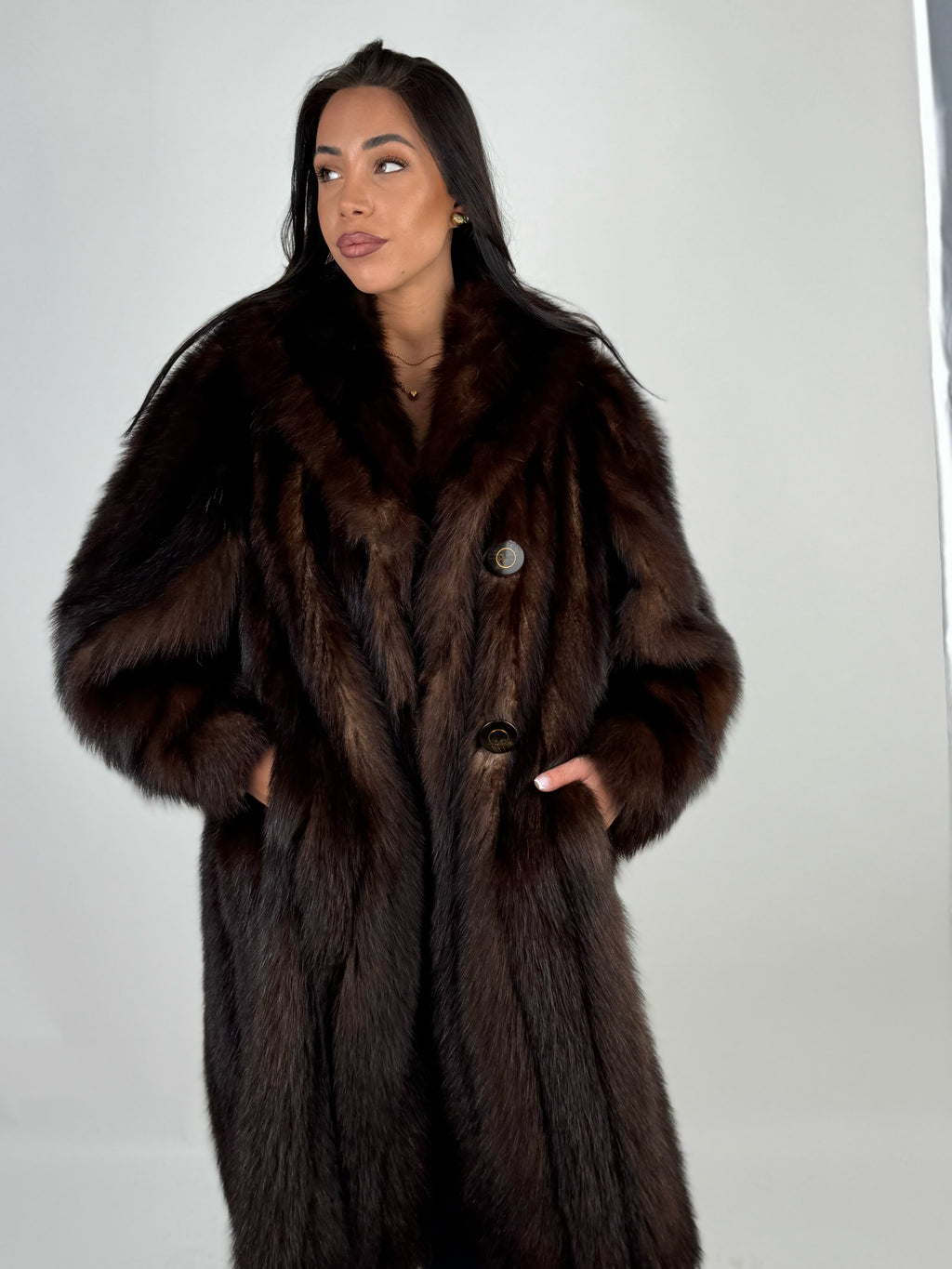 Cappotto in zibellino N652
