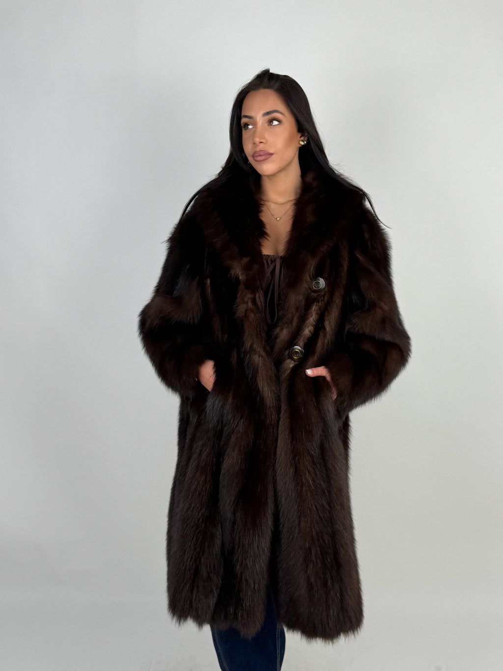 Cappotto in zibellino N652