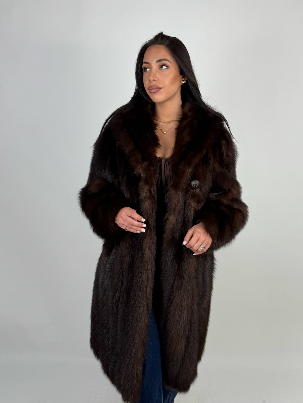 Cappotto in zibellino N652