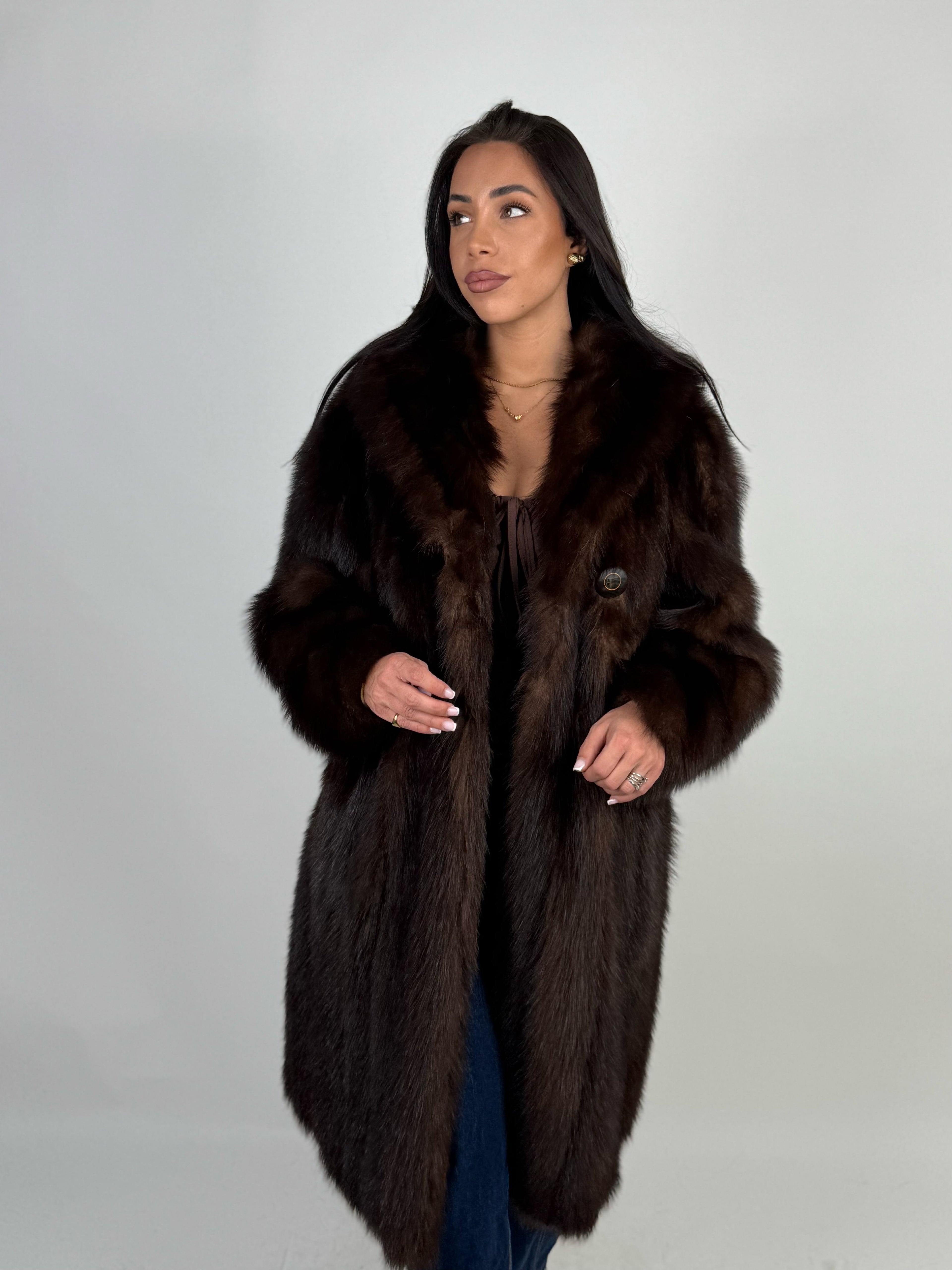Cappotto in zibellino N652