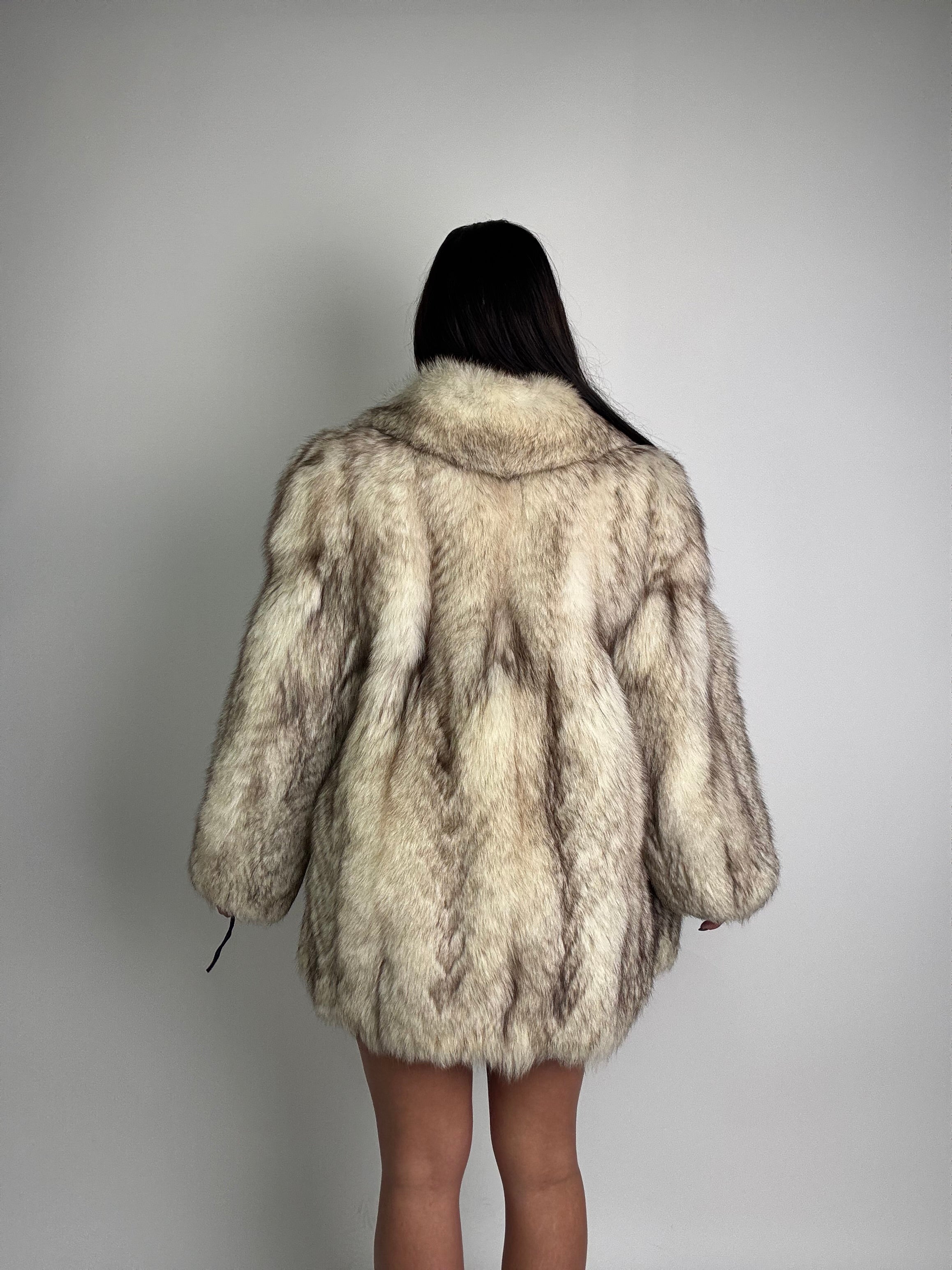 Giacca in volpe della groenlandia N929