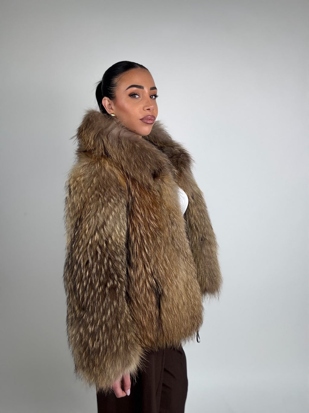 Mink Bomber Jacket