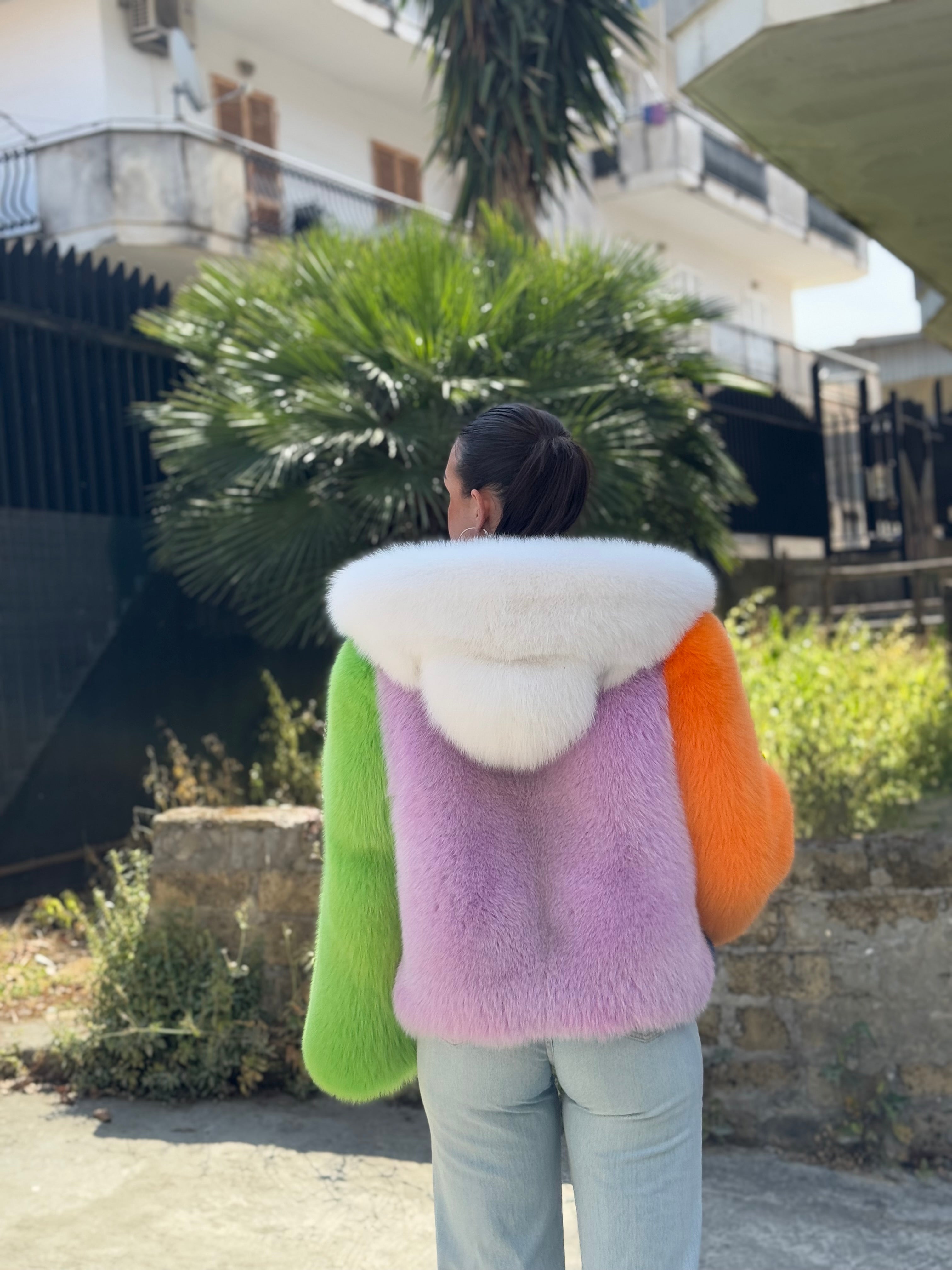 Bomber in volpe polare