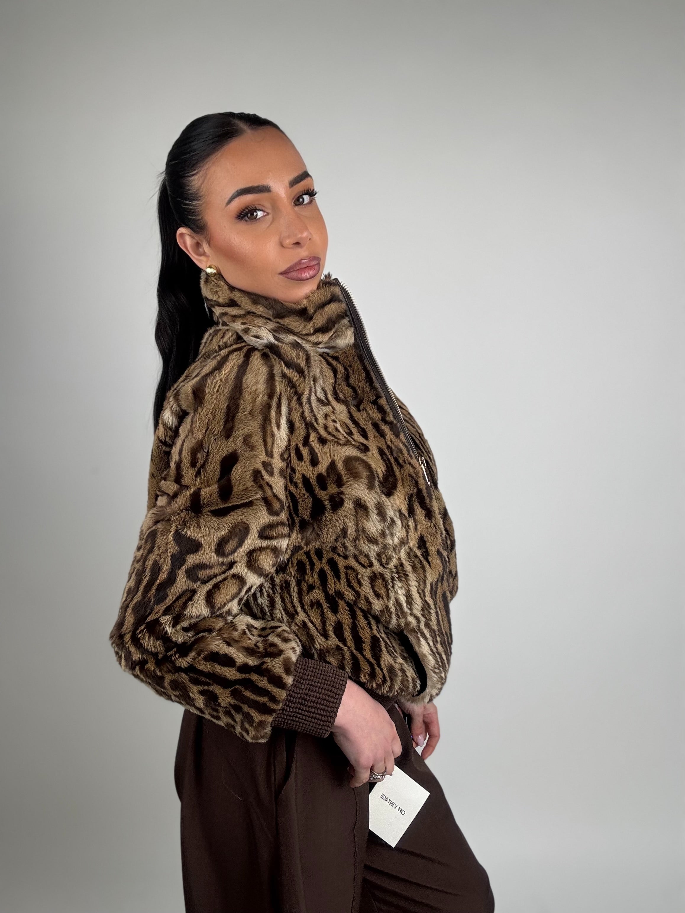 Mink Bomber Jacket