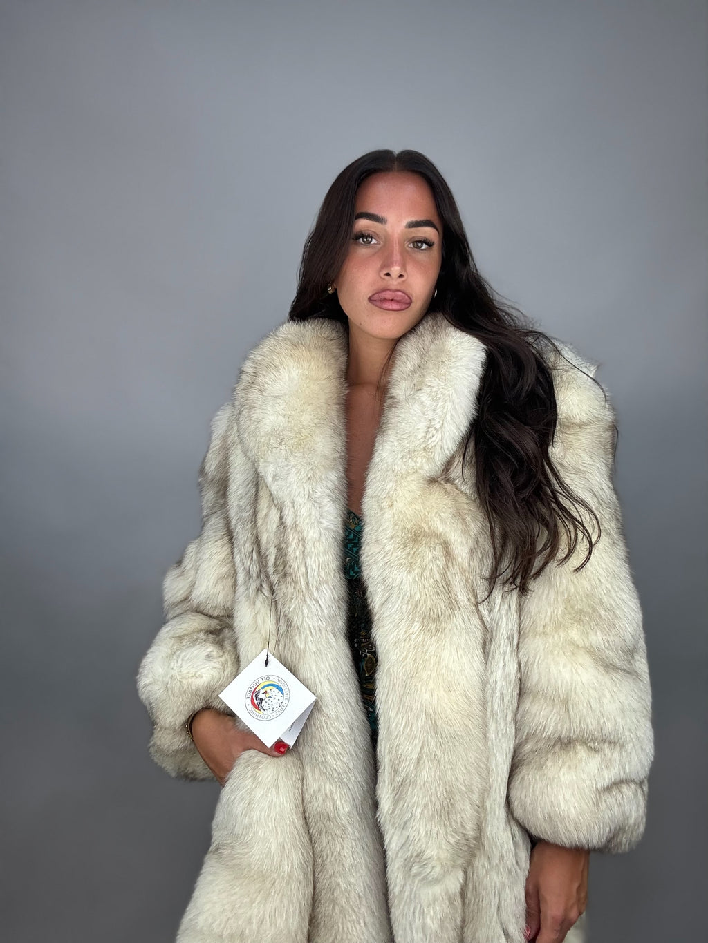 Giacca in volpe della groenlandia