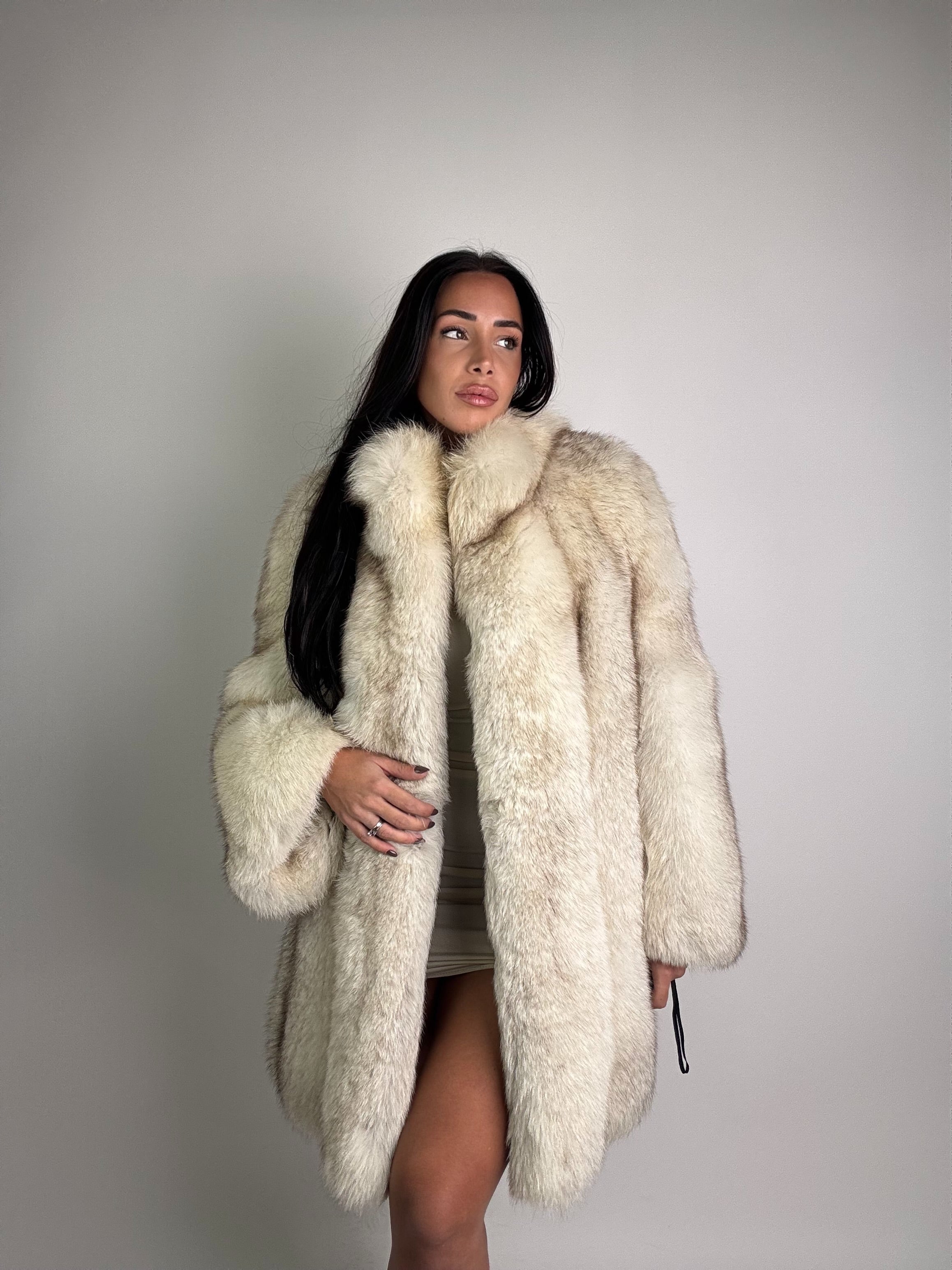 Giacca in volpe della groenlandia N928