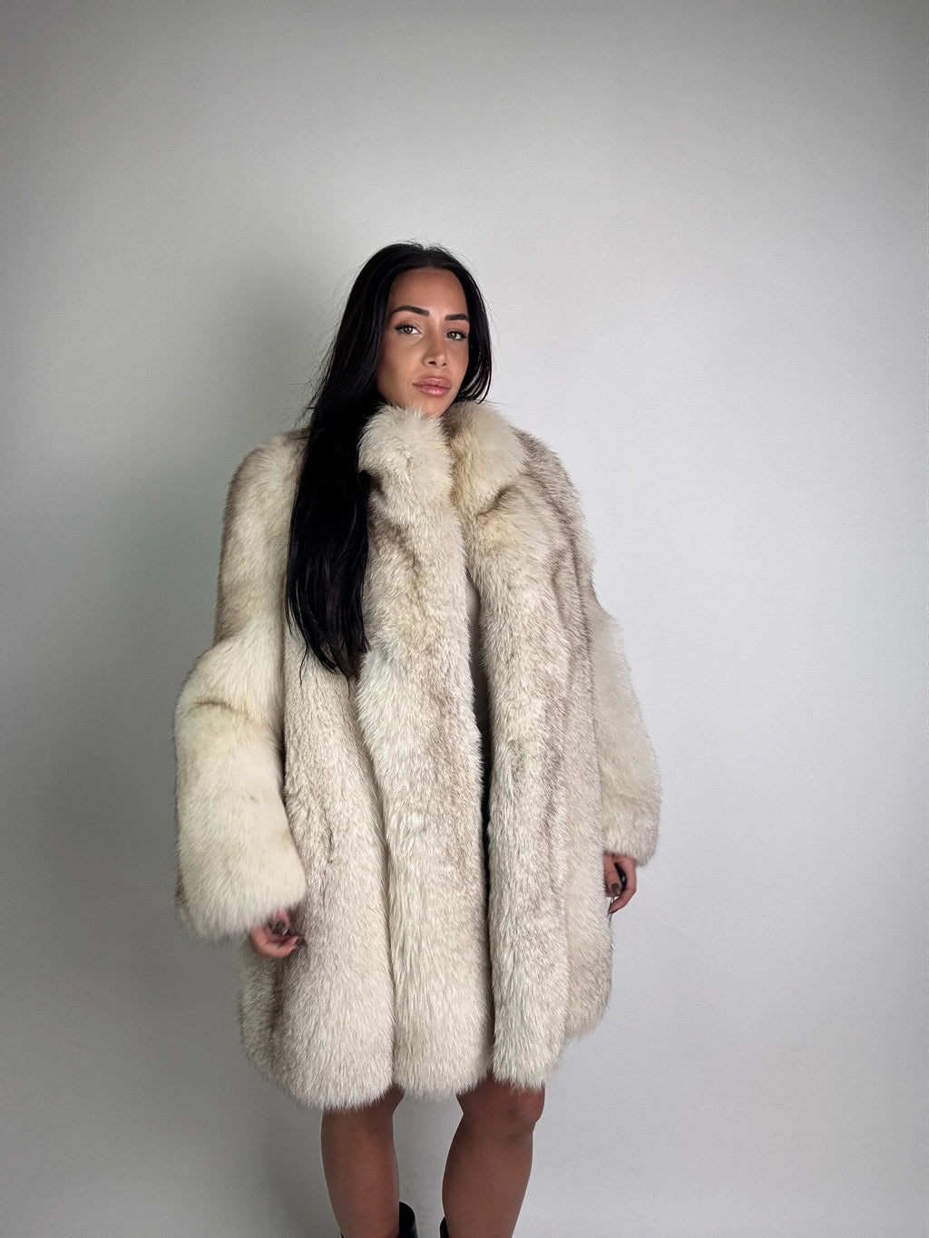 Giacca in volpe della groenlandia N928