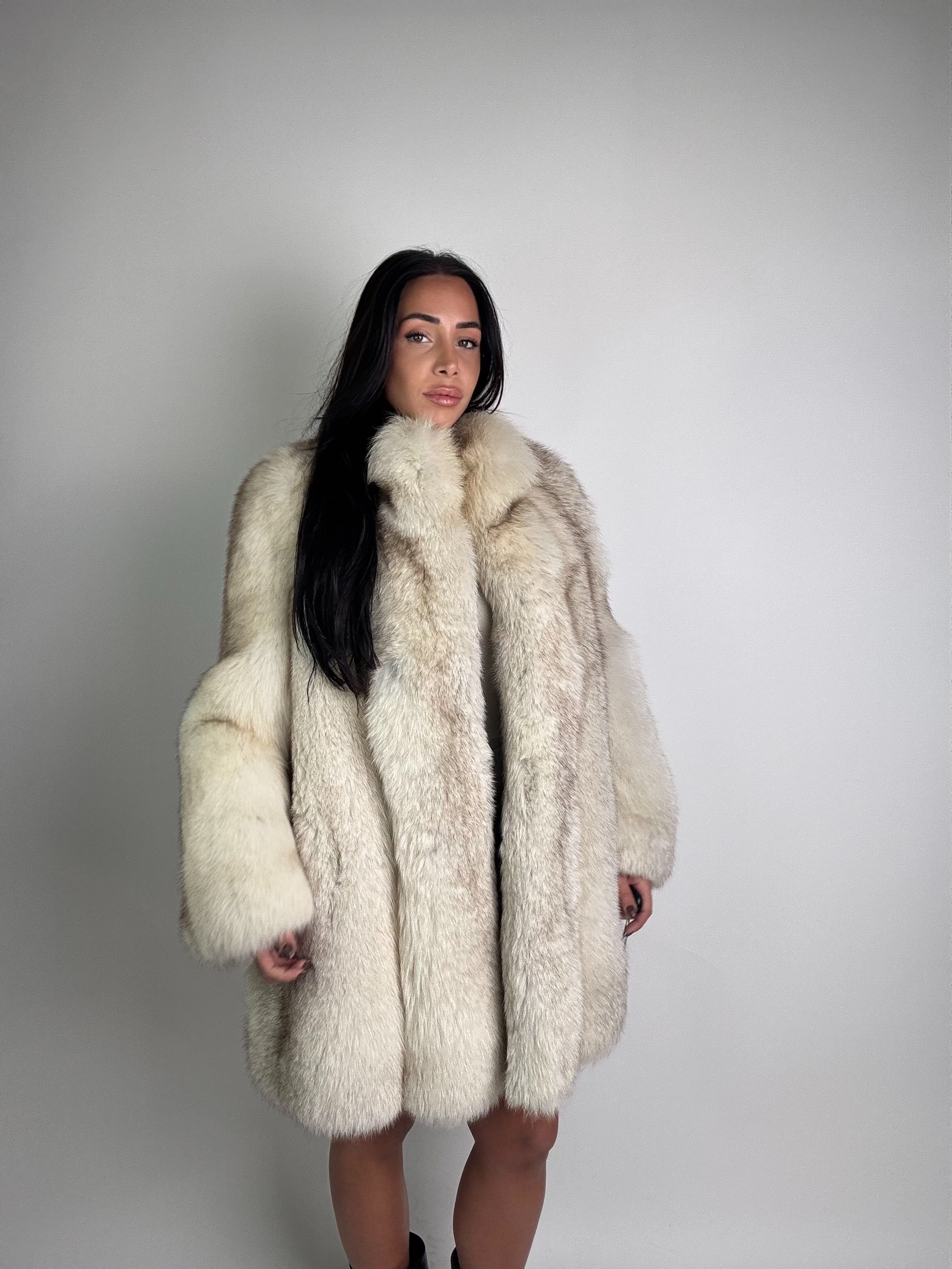 Giacca in volpe della groenlandia N928