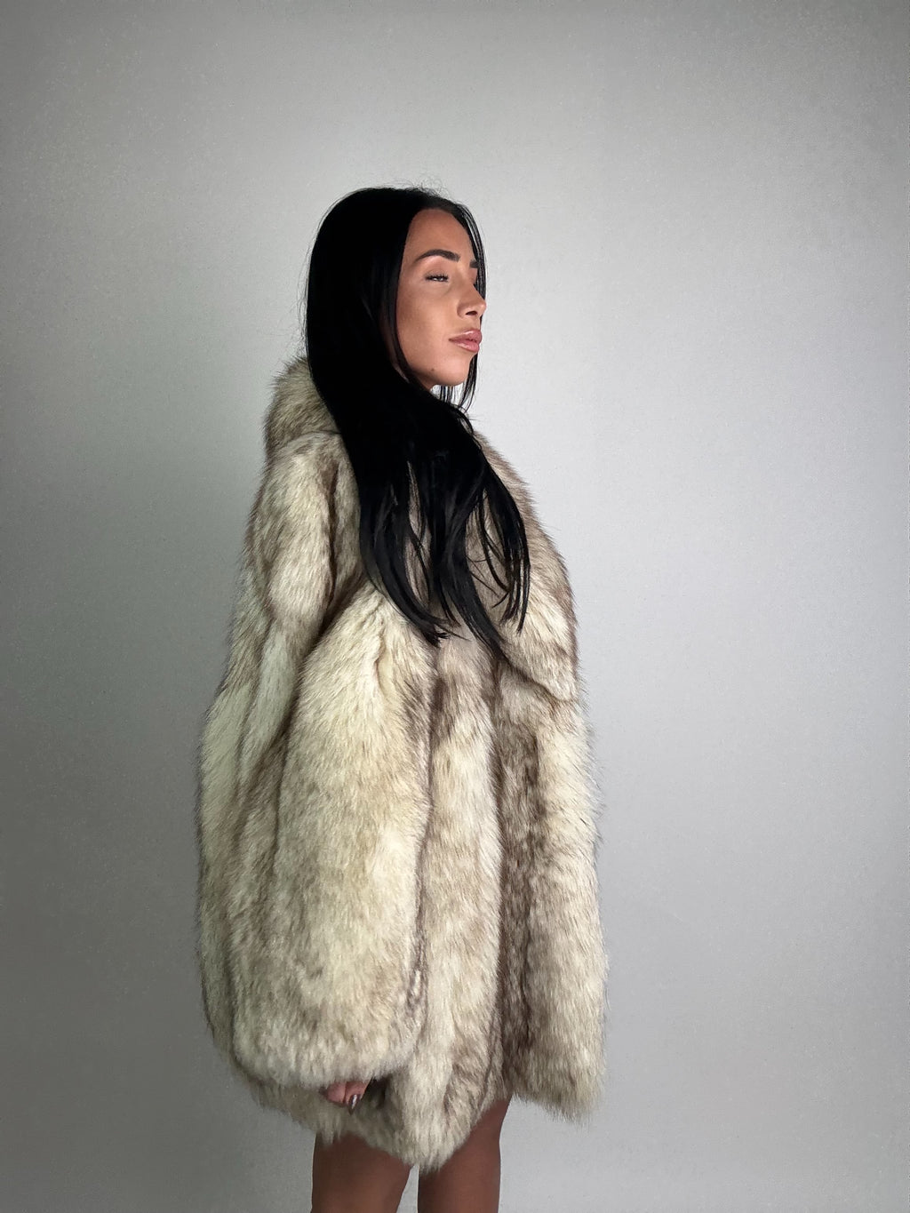 Giacca in volpe della groenlandia N929