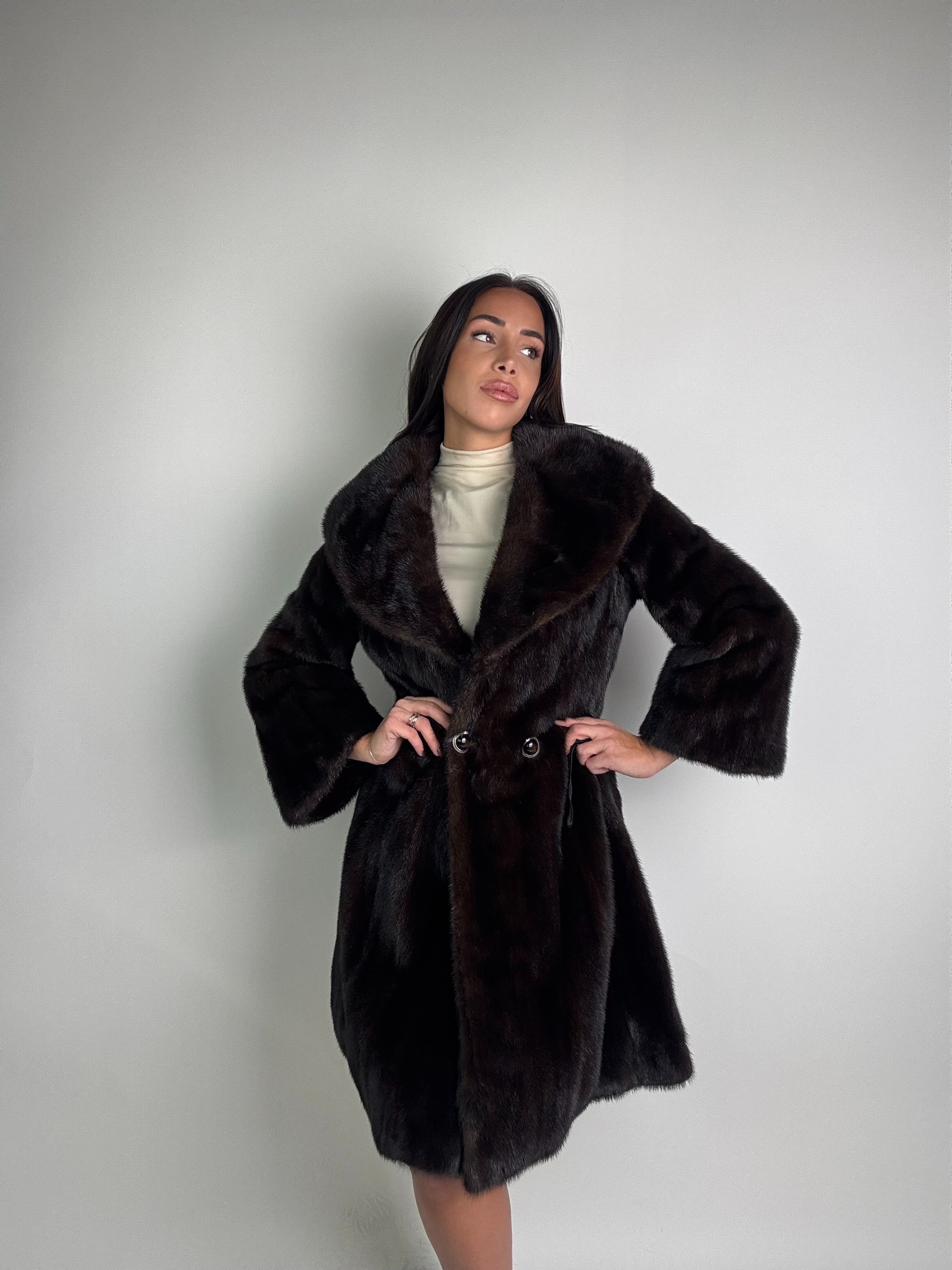 Cappotto in visone N370