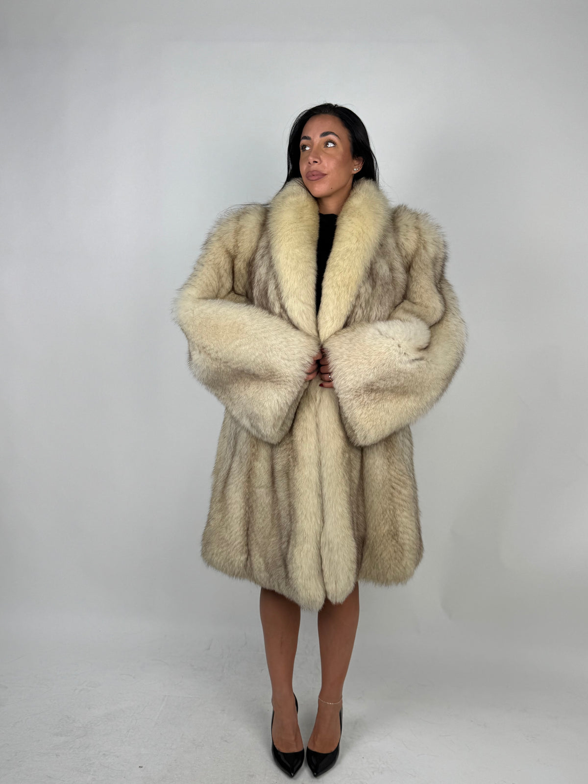Cappotto in volpe della groenlandia N771
