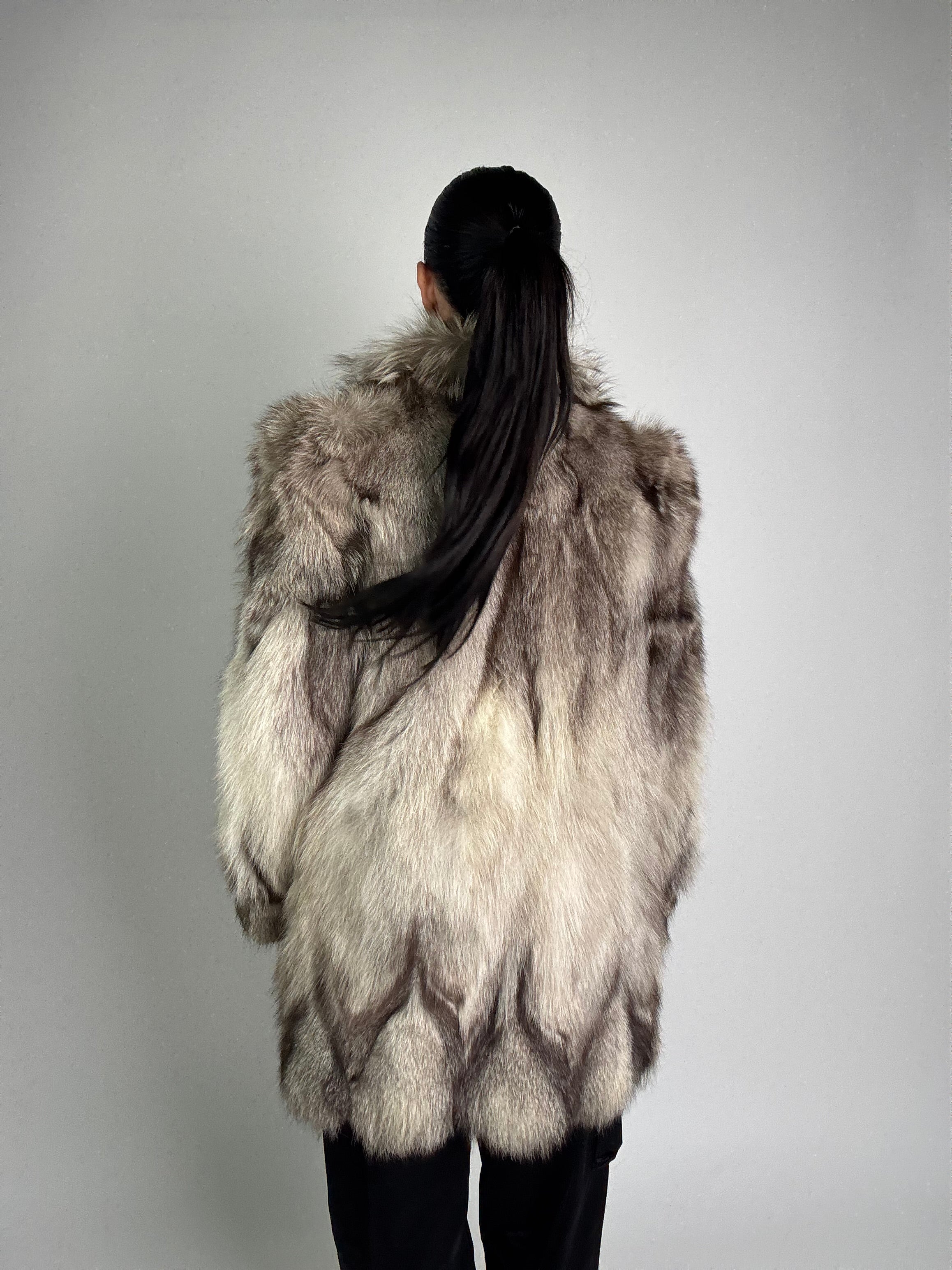 Giacca in volpe della groenlandia N934