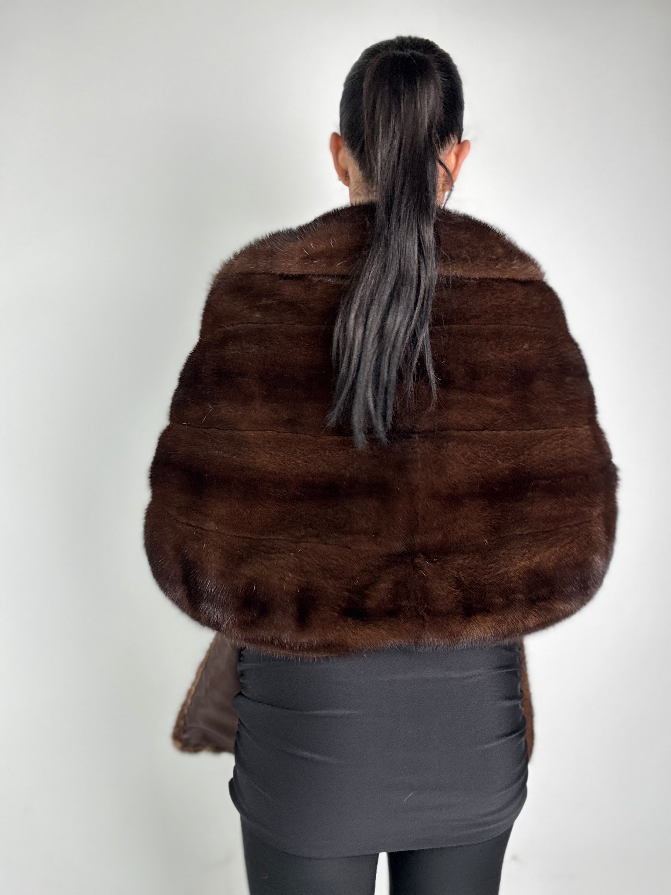 Mink Bomber Jacket