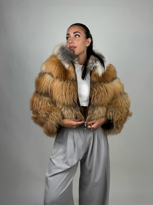 Bomber Elys in volpe gold