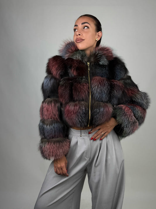 Bomber Elys in volpe multi