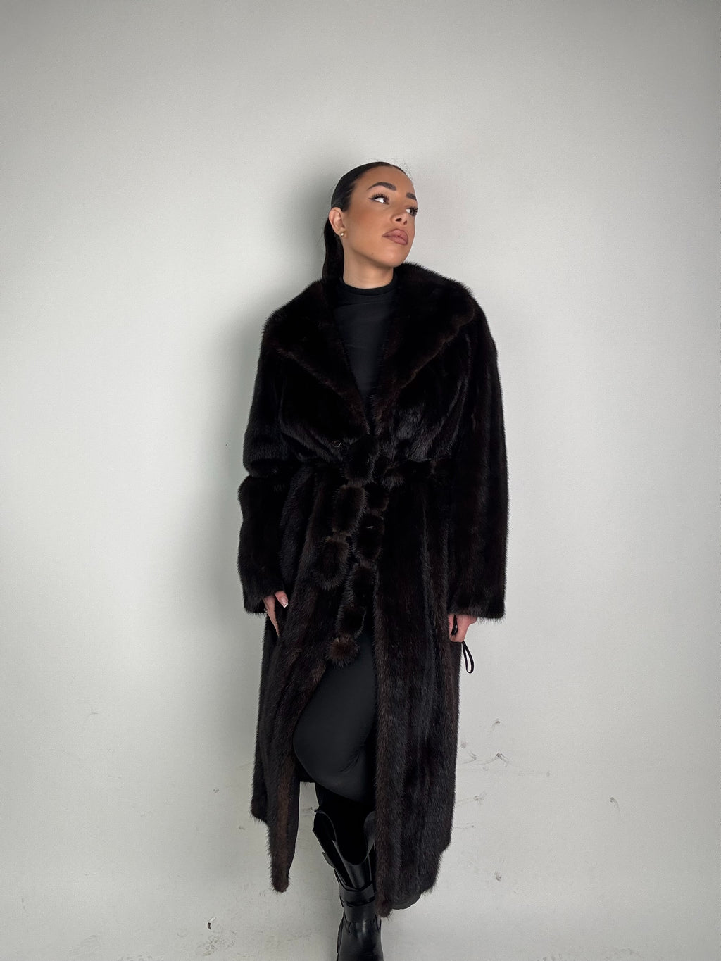 Cappotto in visone N486