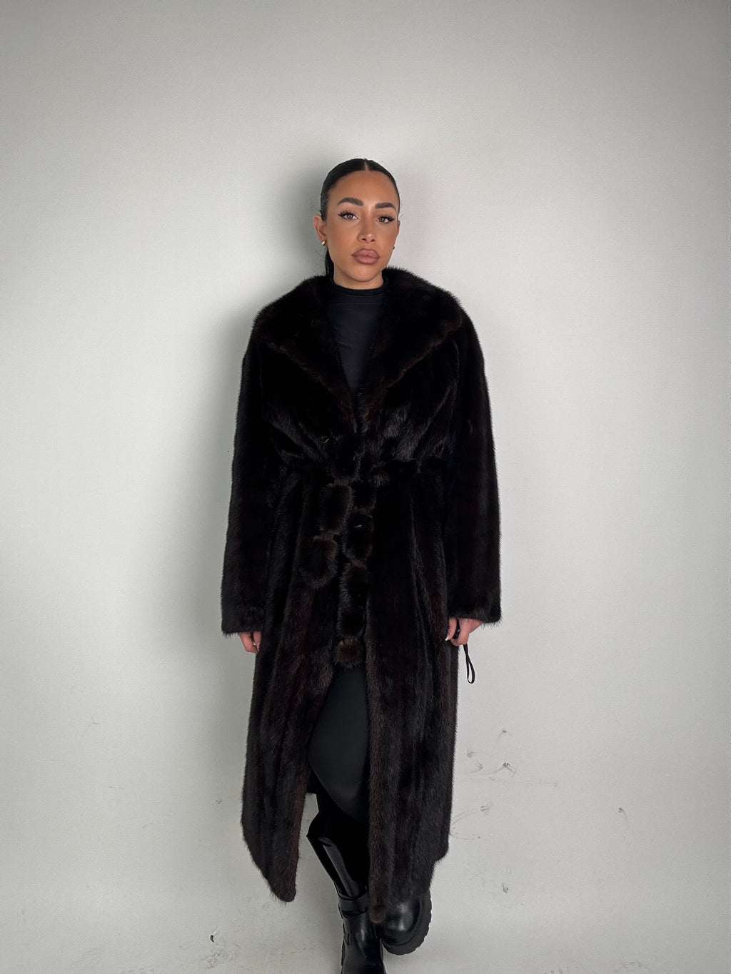 Cappotto in visone N486