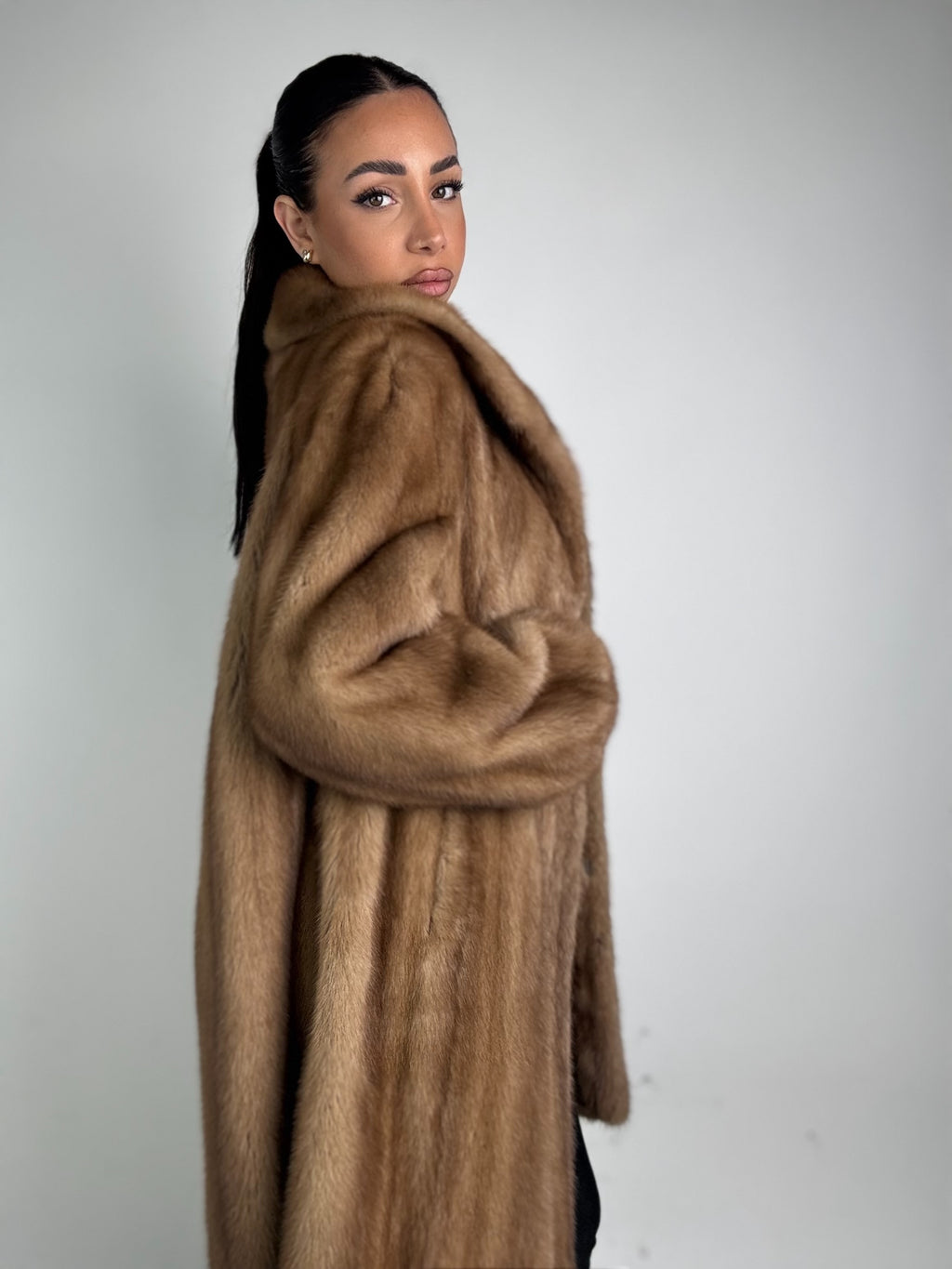 Cappotto in visone N488