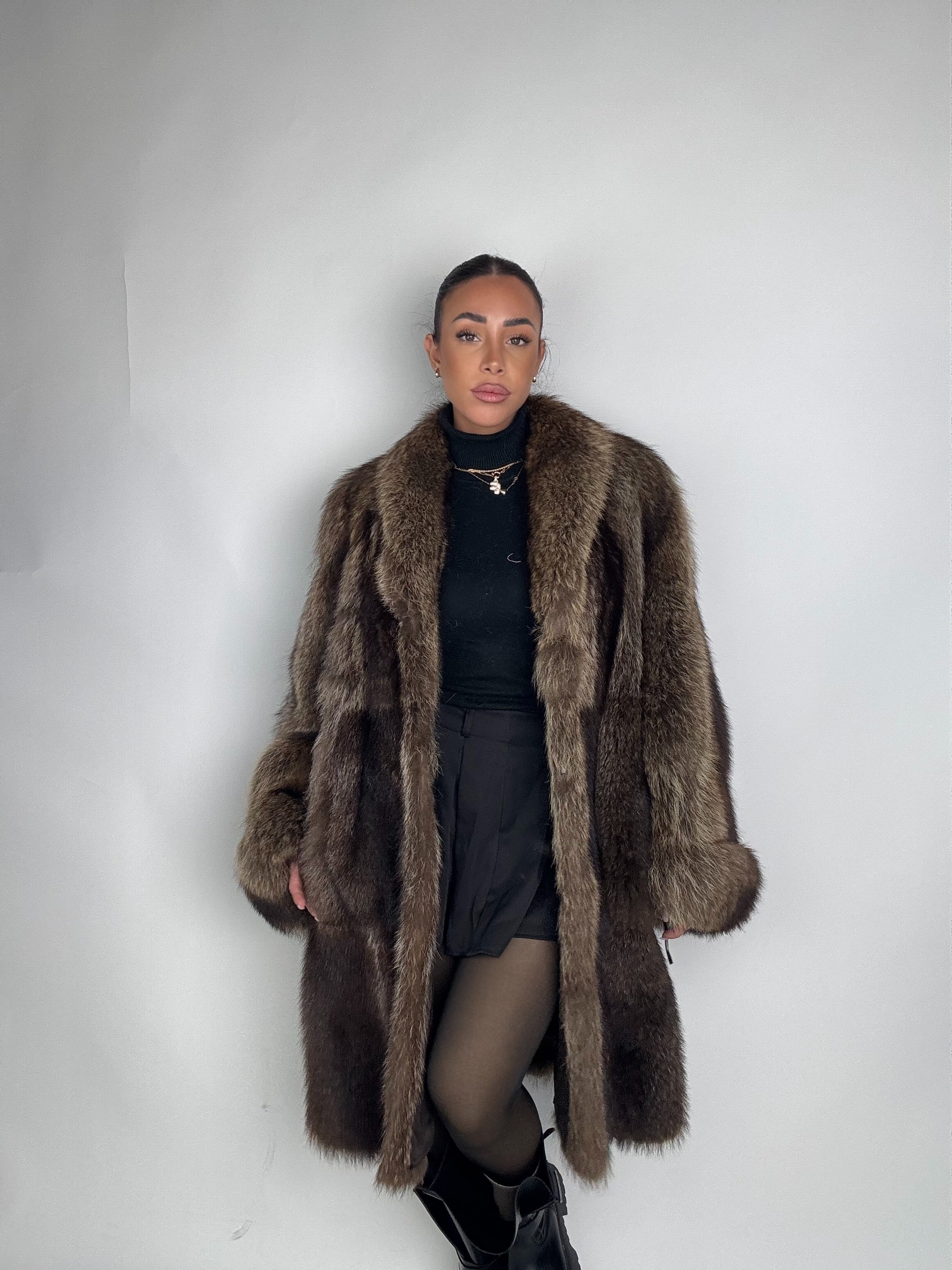 Cappotto in marmotta N396