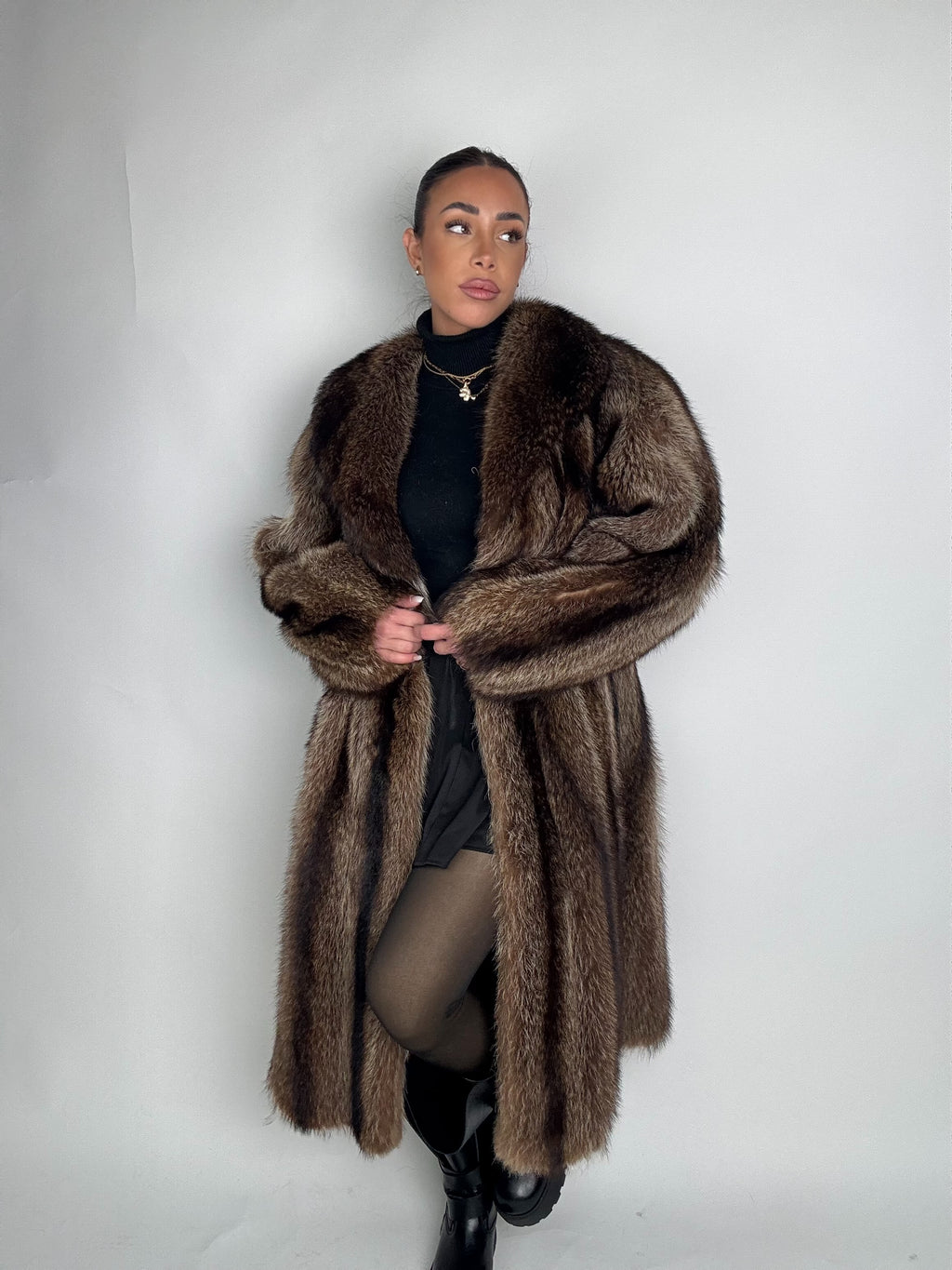 Cappotto in marmotta N398