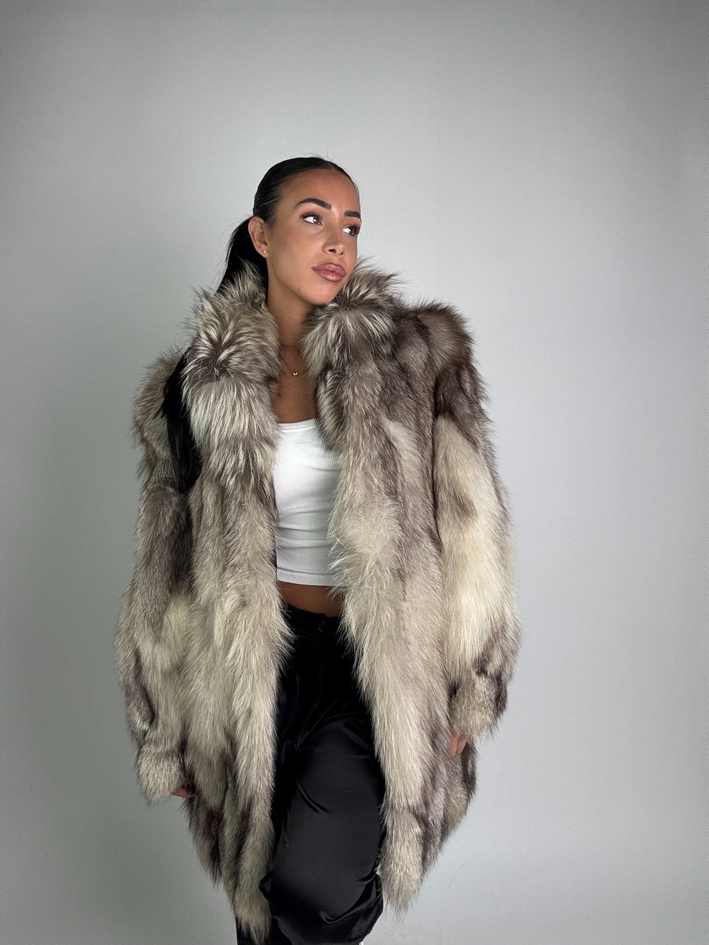 Giacca in volpe della groenlandia N934