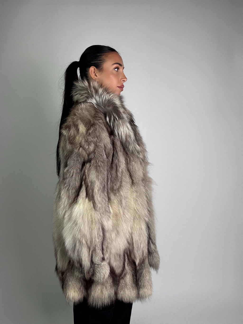 Giacca in volpe della groenlandia N934