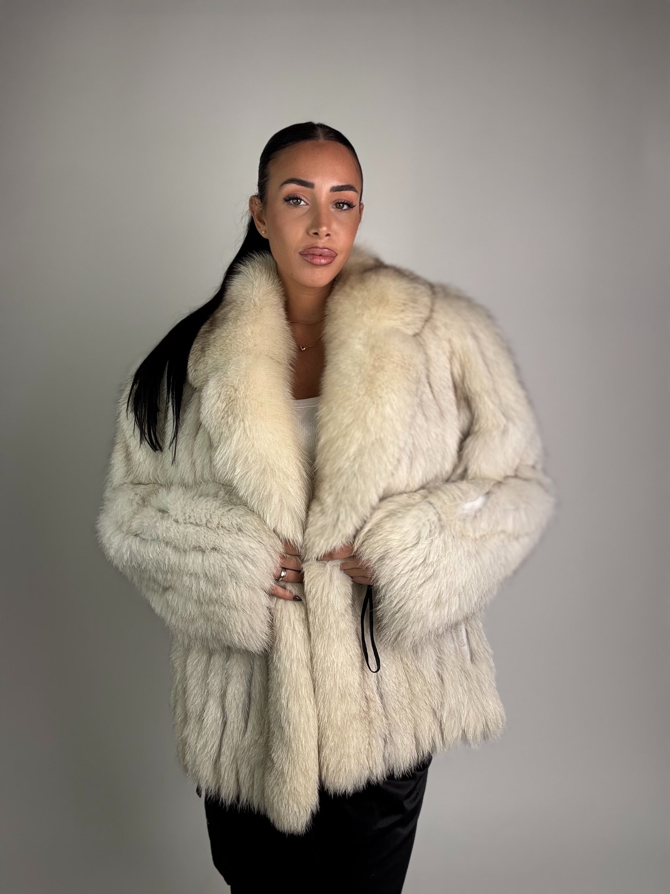 Giacca in volpe della groenlandia N935