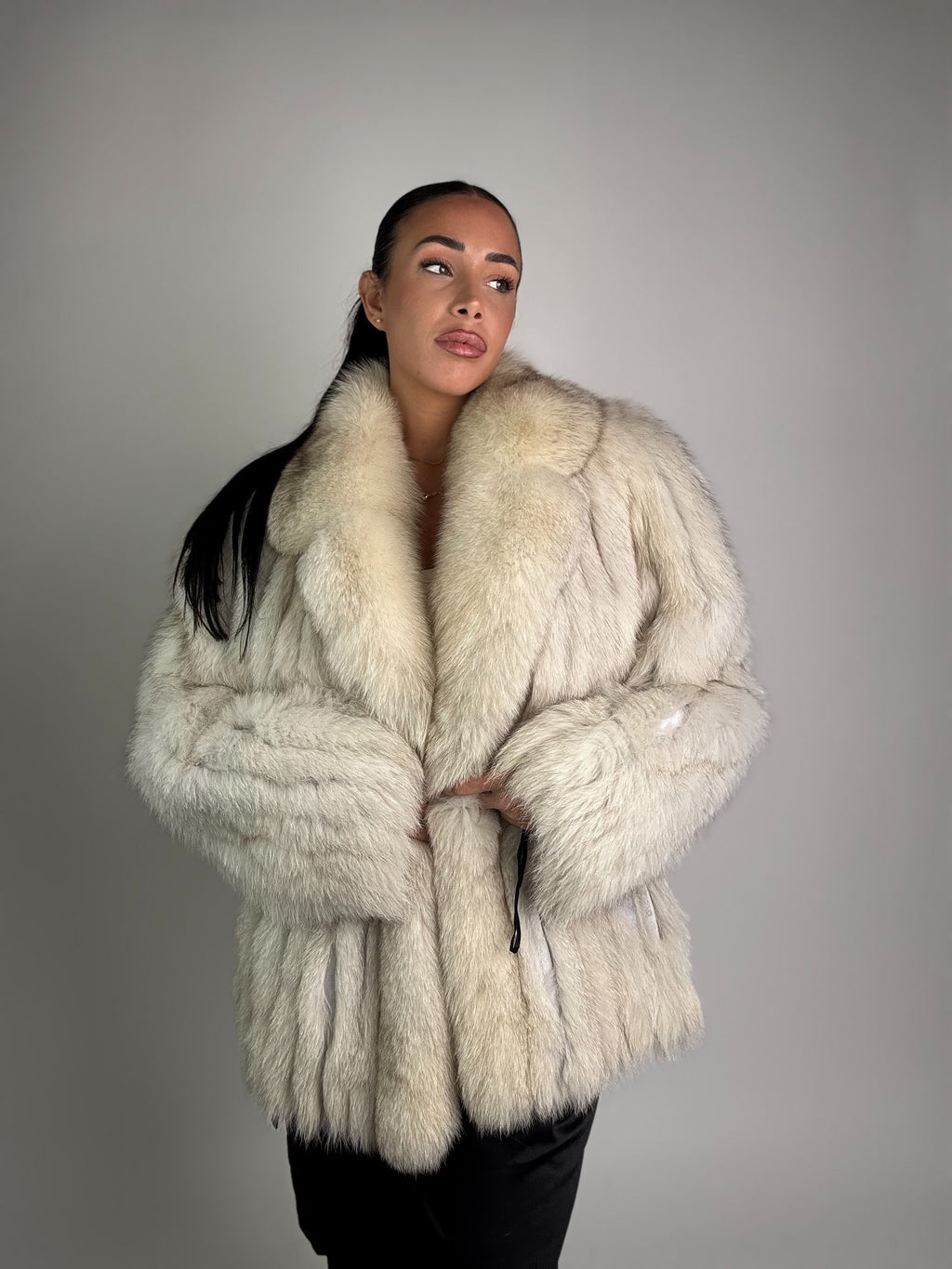 Giacca in volpe della groenlandia N935