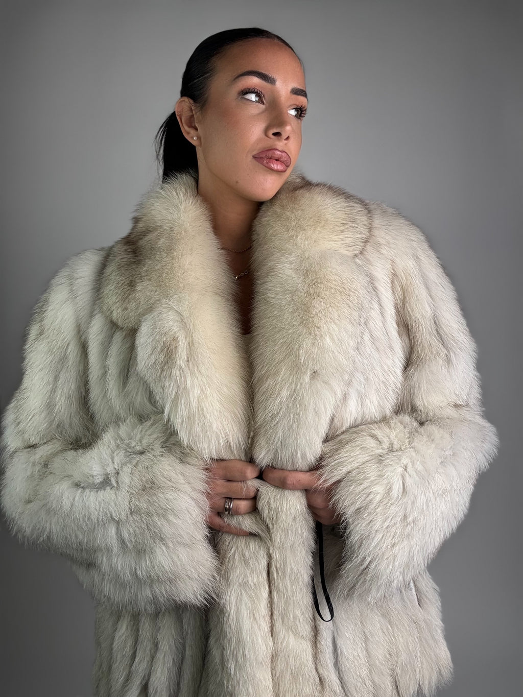 Giacca in volpe della groenlandia N935