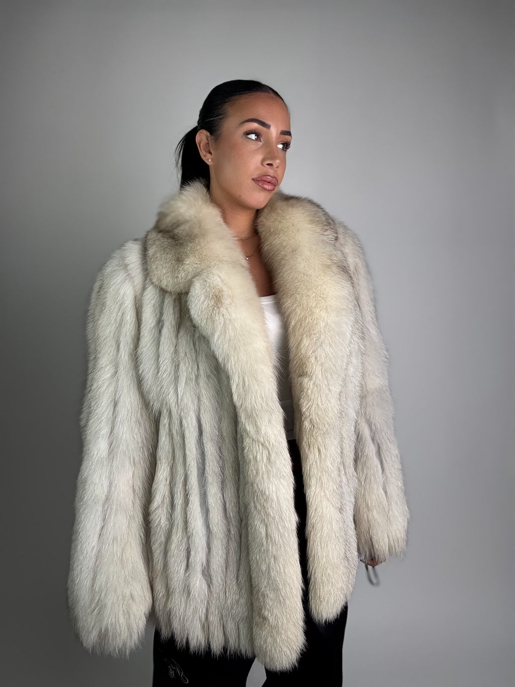 Giacca in volpe della groenlandia N935