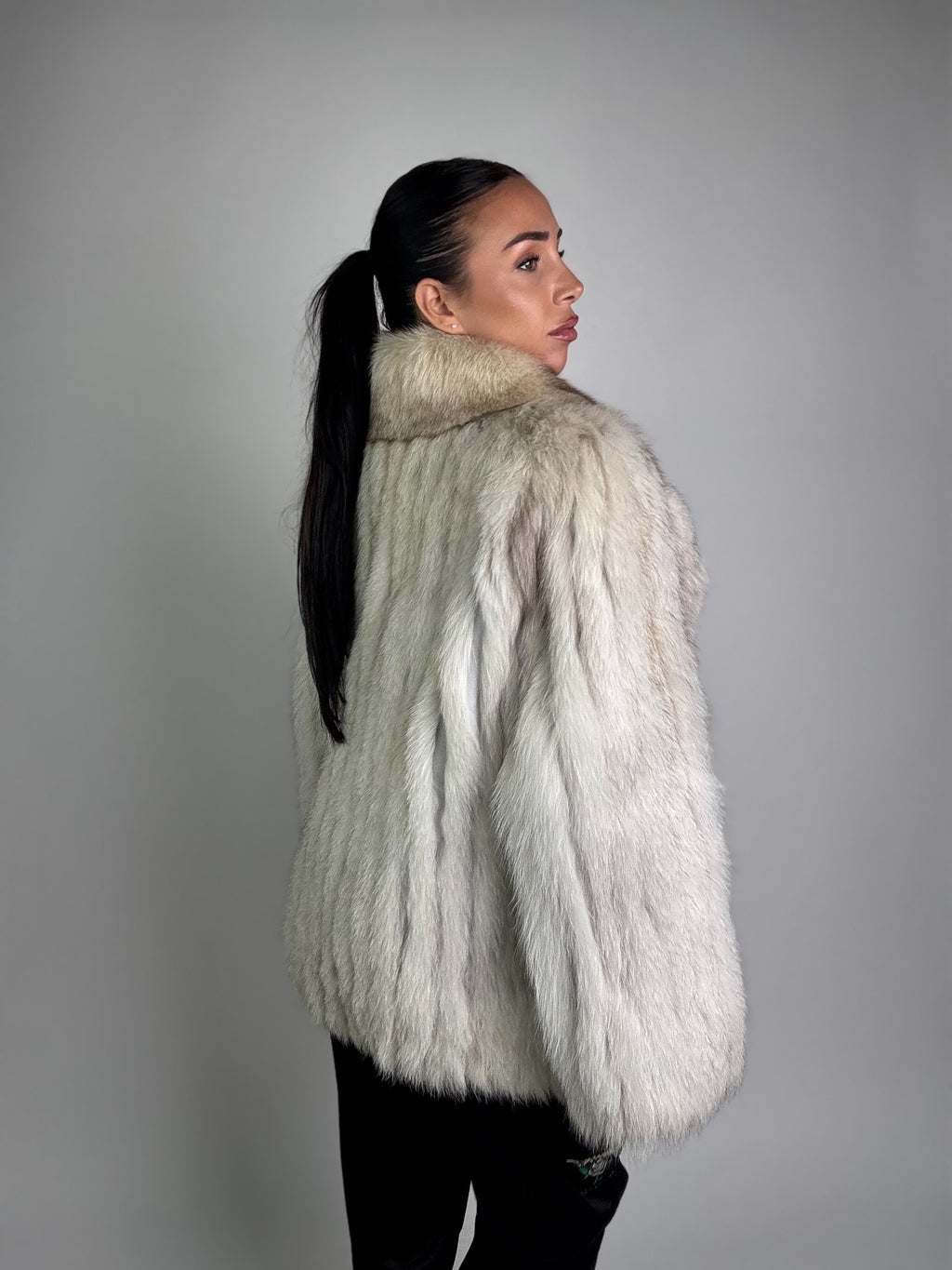 Giacca in volpe della groenlandia N935