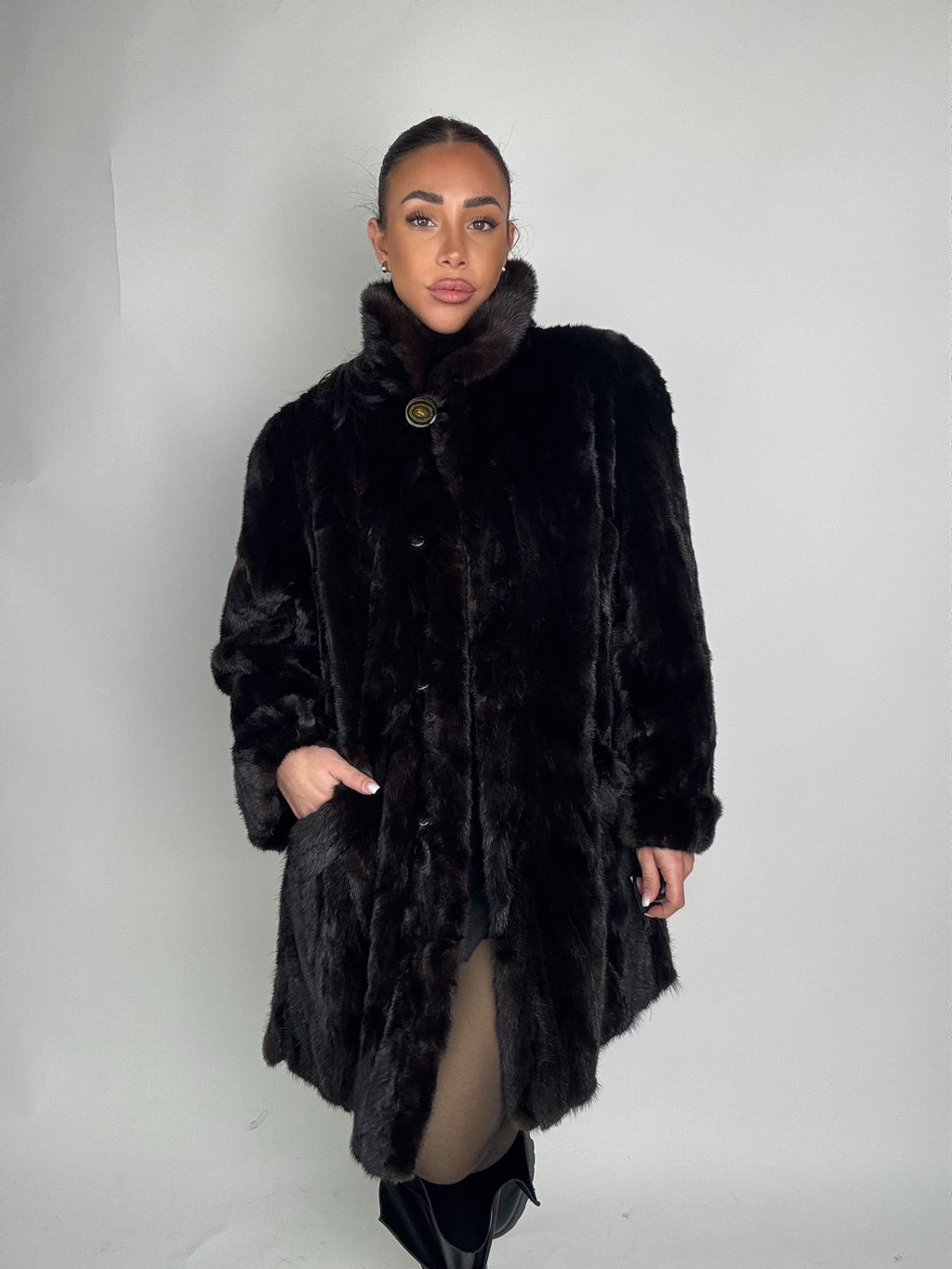 Cappotto in visone N425