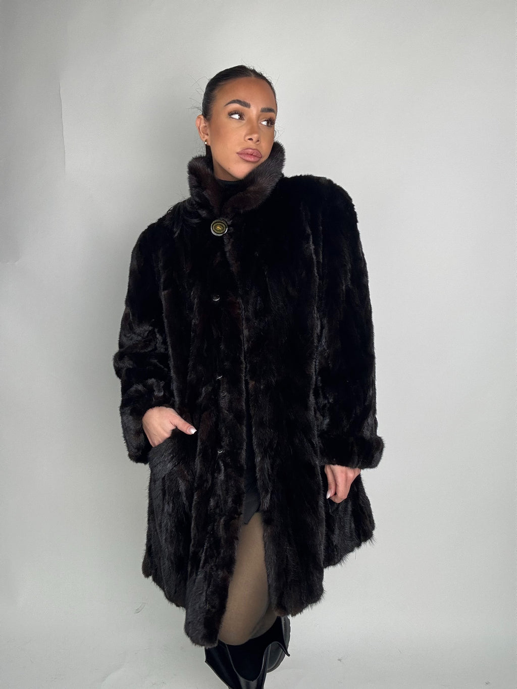 Cappotto in visone N425