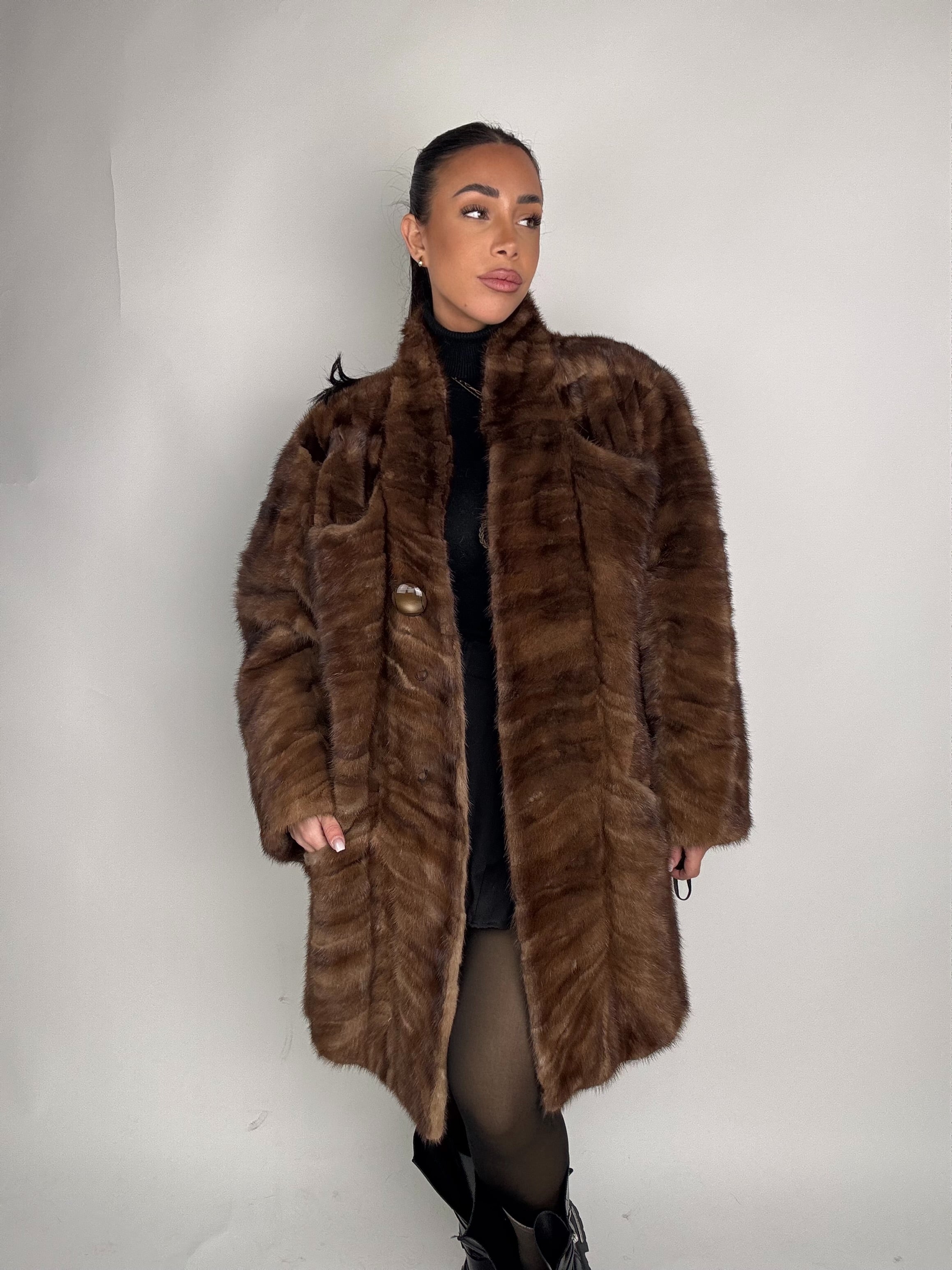 Cappotto in visone N426
