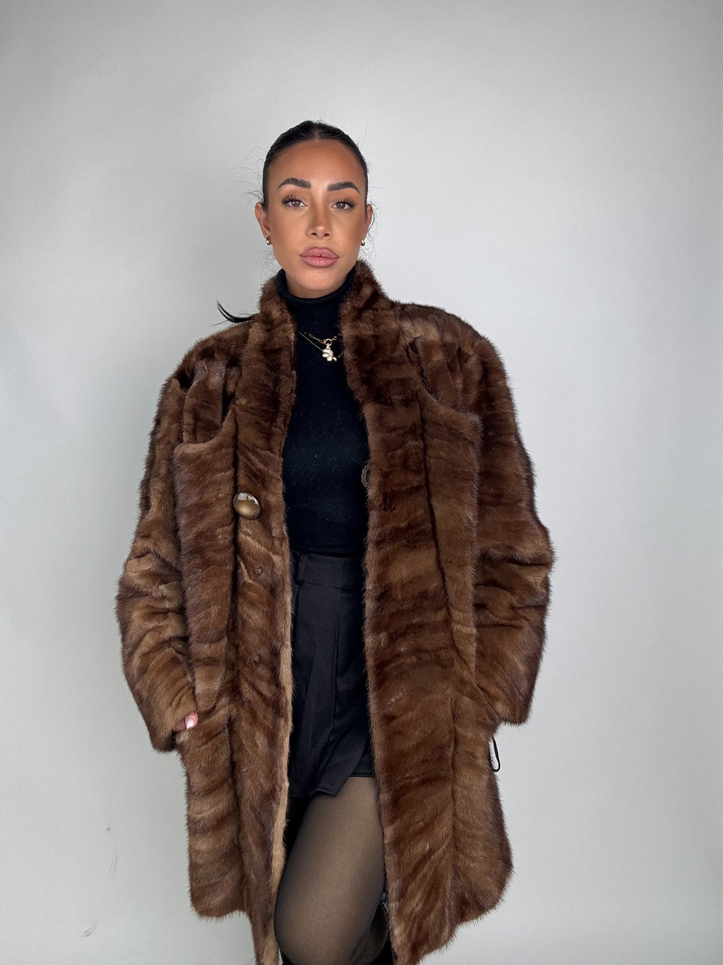 Cappotto in visone N426