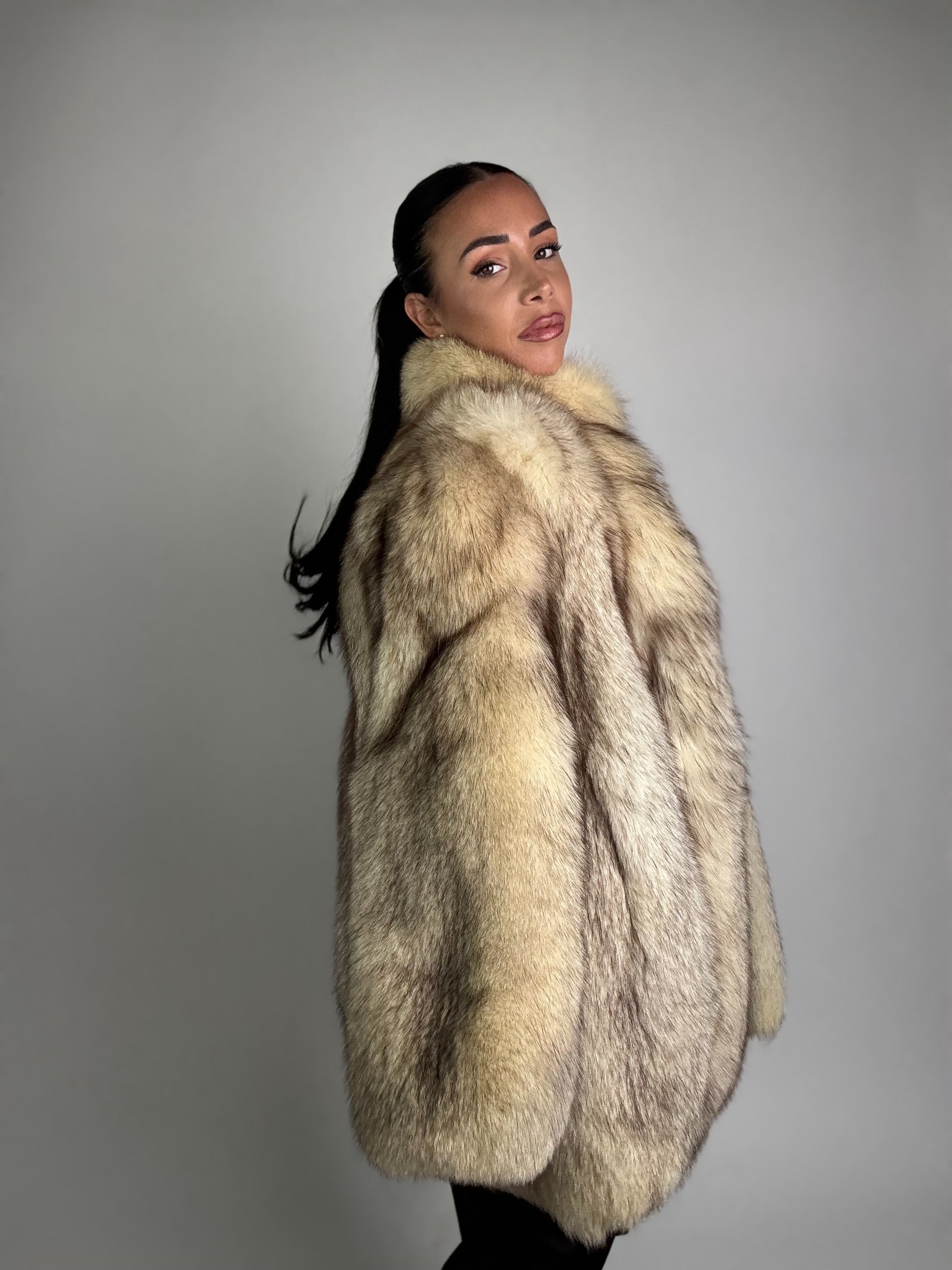 Giacca in volpe della groenlandia N937