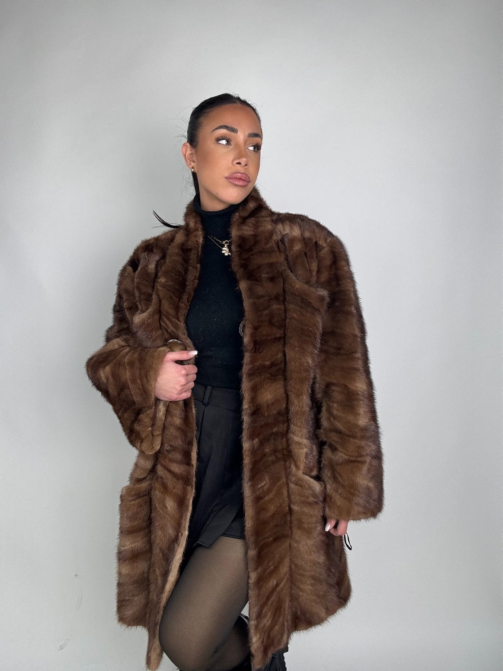 Cappotto in visone N426