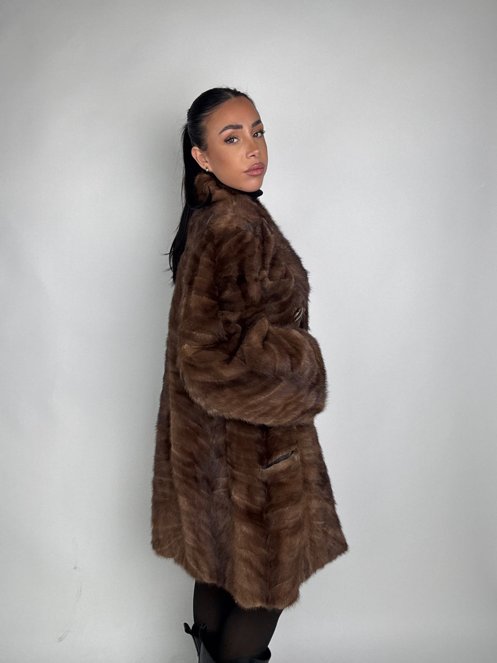 Cappotto in visone N426