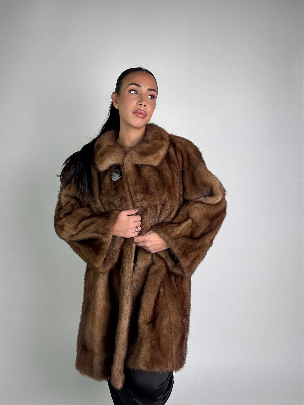 Cappotto in visone N372