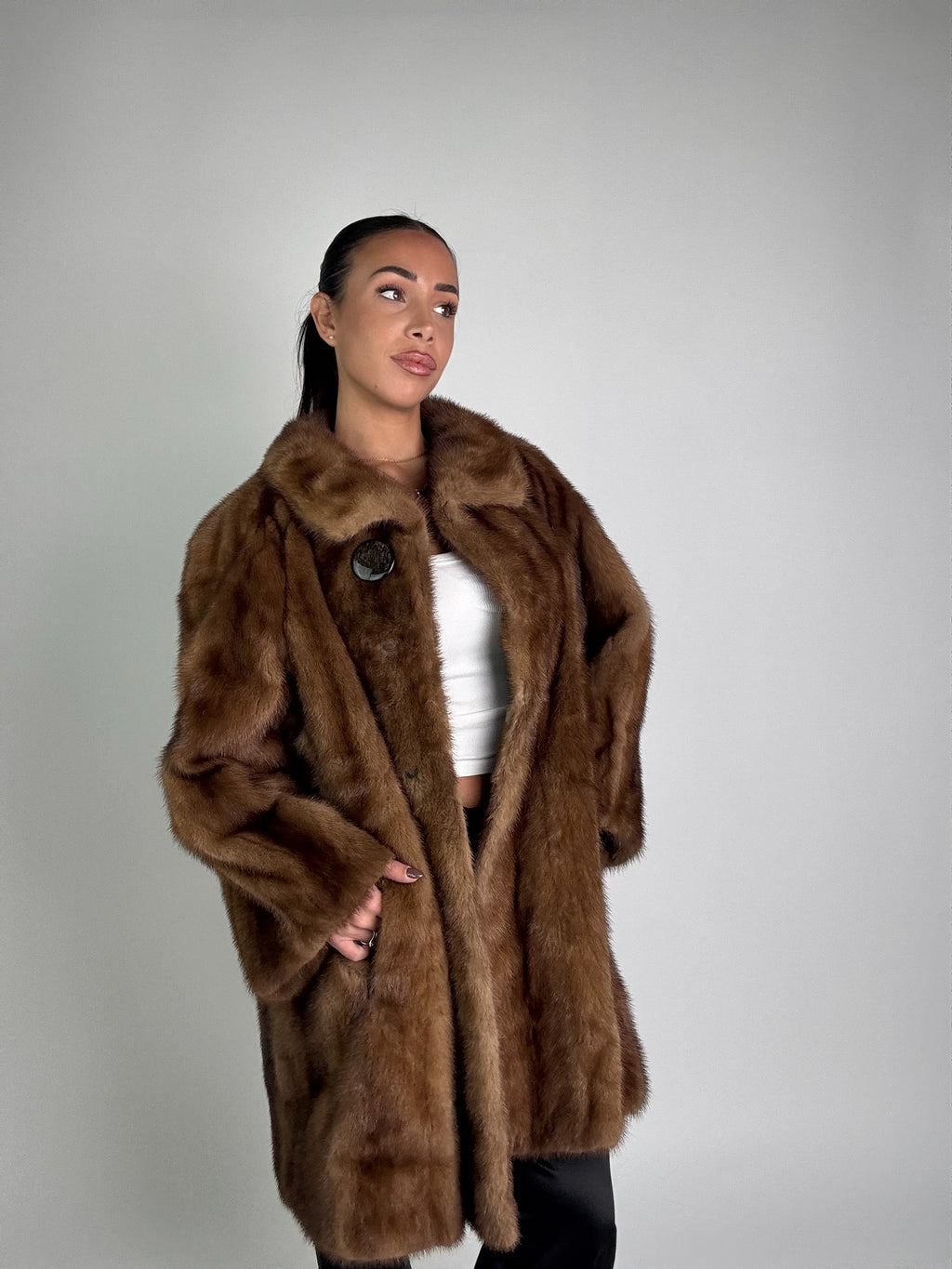 Cappotto in visone N372