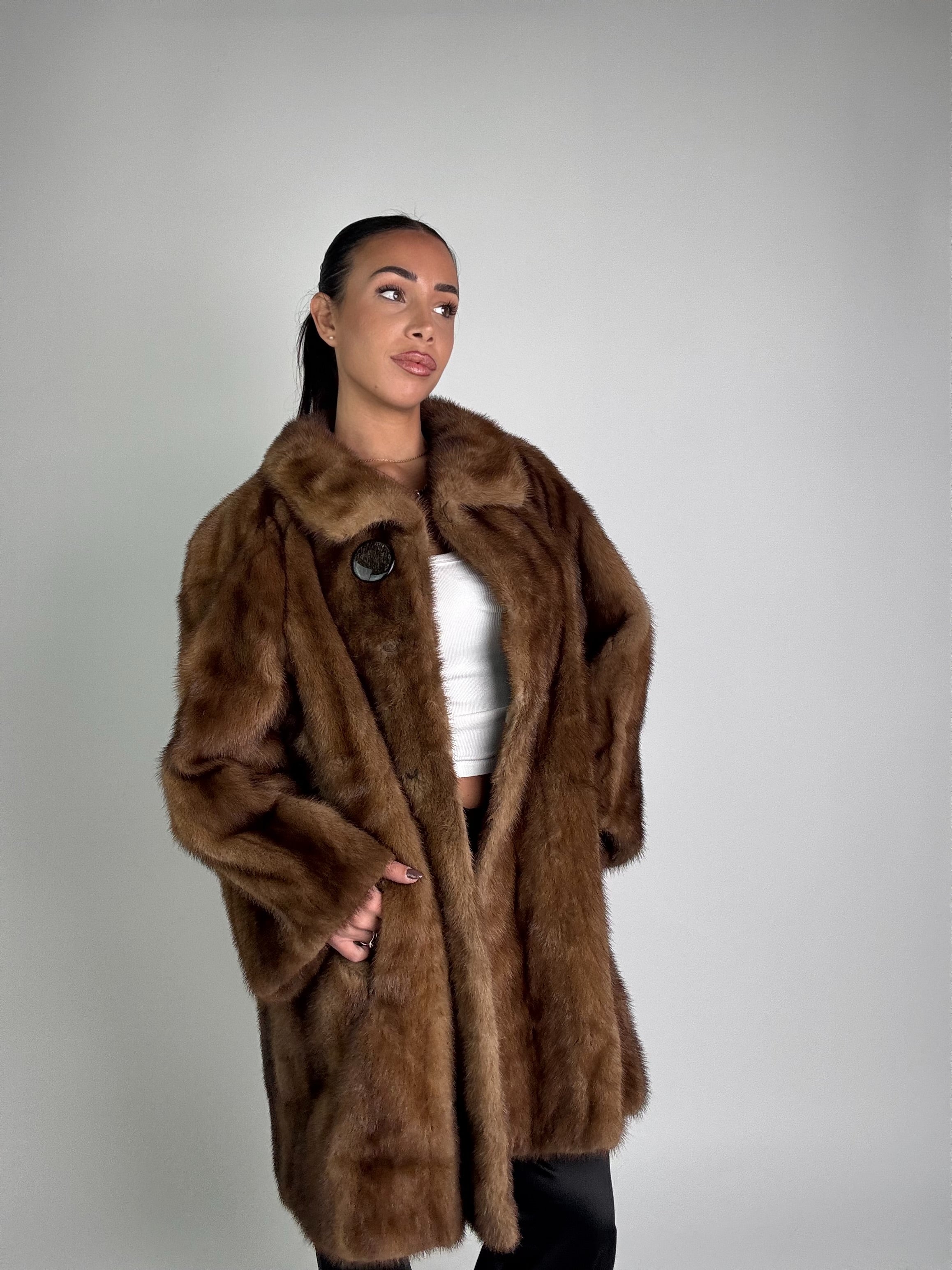 Cappotto in visone N372