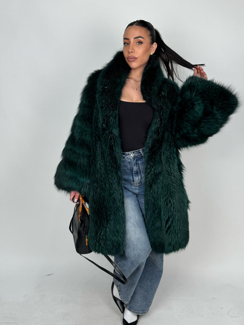 Mink Bomber Jacket