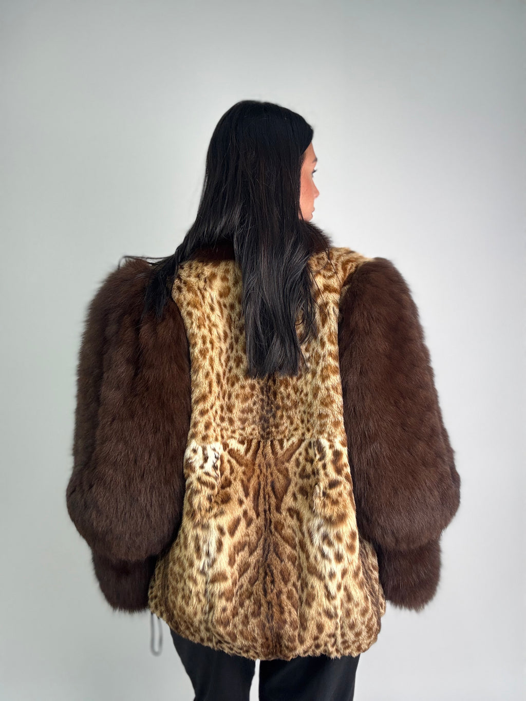 Giacca in visone e volpe N939