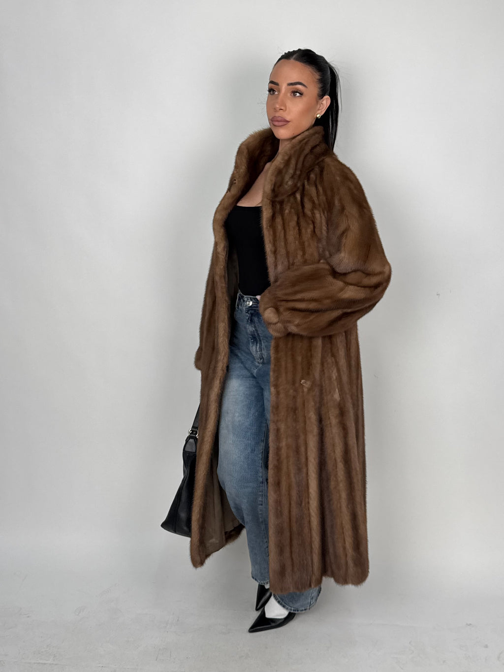 Cappotto in visone N599