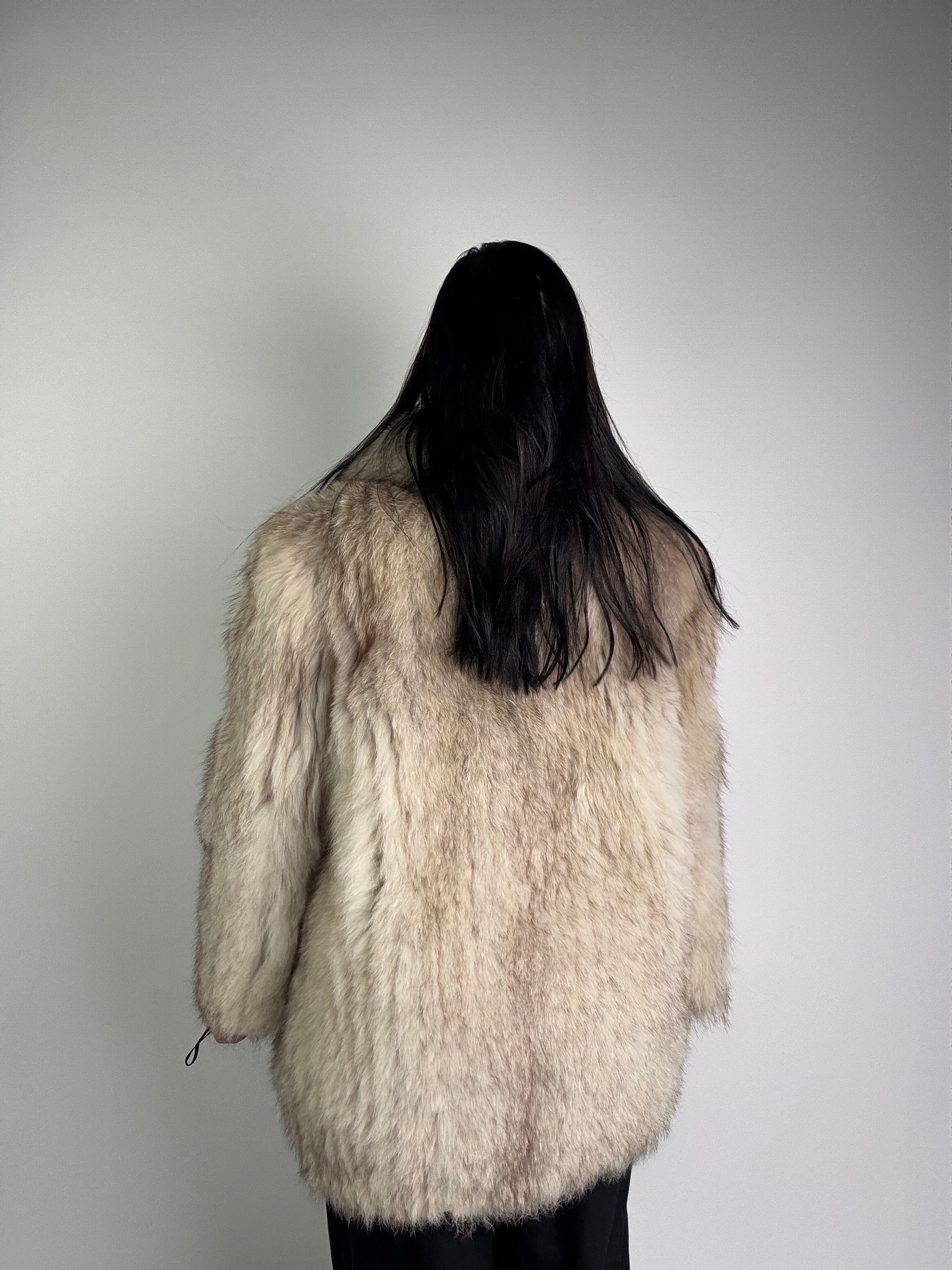 Giacca in volpe della groenlandia N944